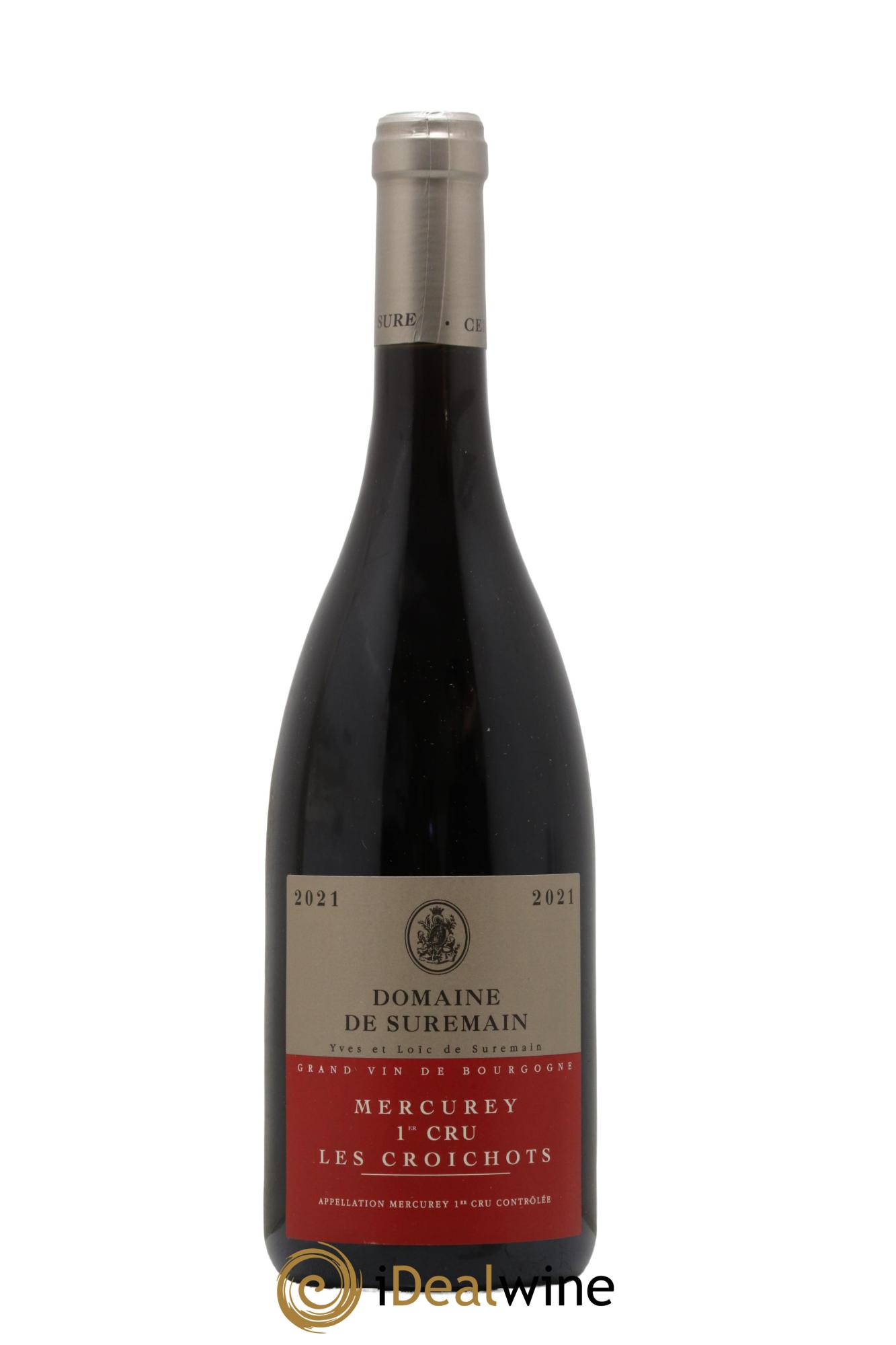 Mercurey 1er Cru Les Croichots Domaine De Suremain 2021 - Lot de 1 bouteille - 0