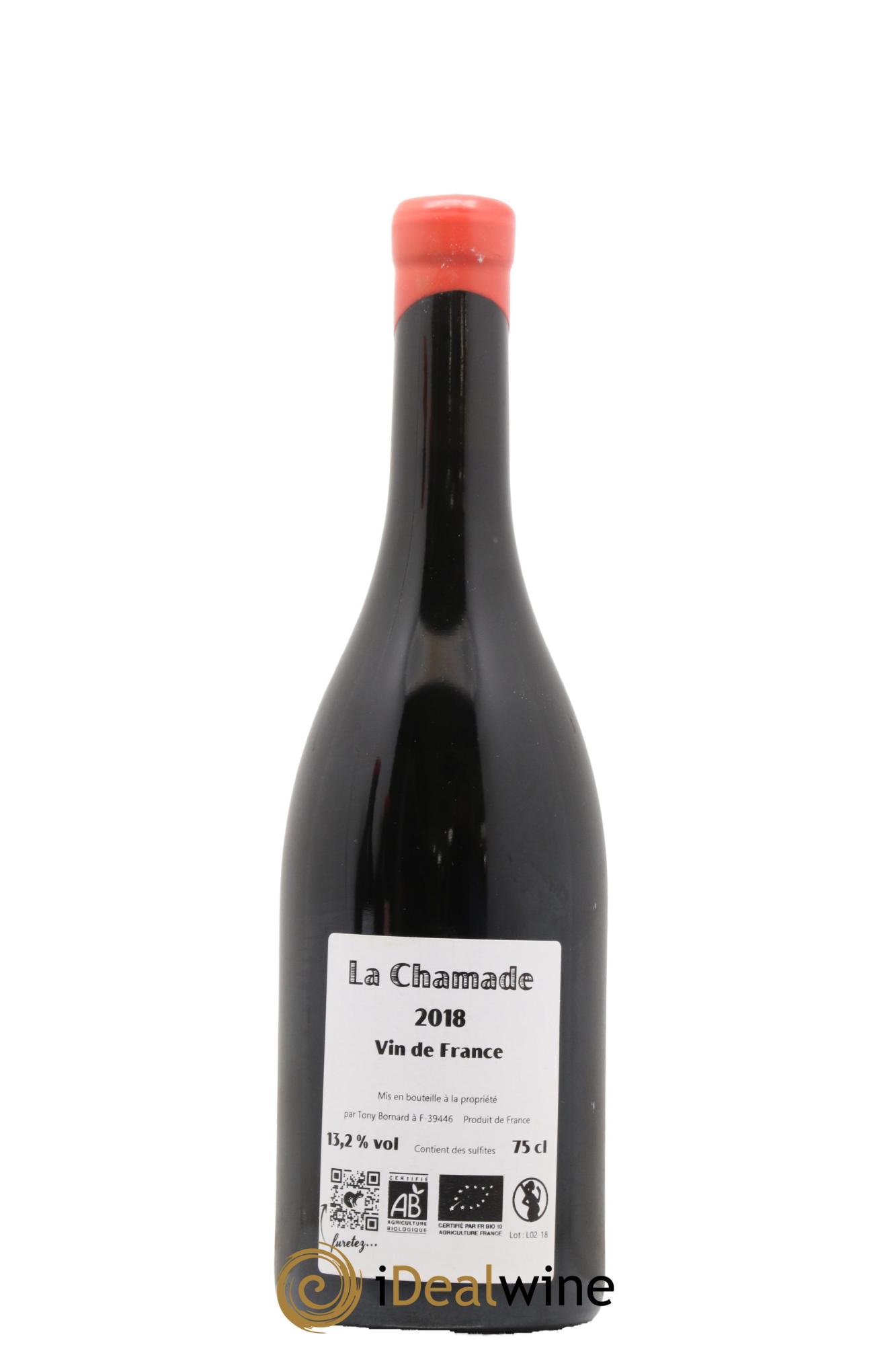 Vin de France La Chamade Bornard 2018 - Lot de 1 bouteille - 1