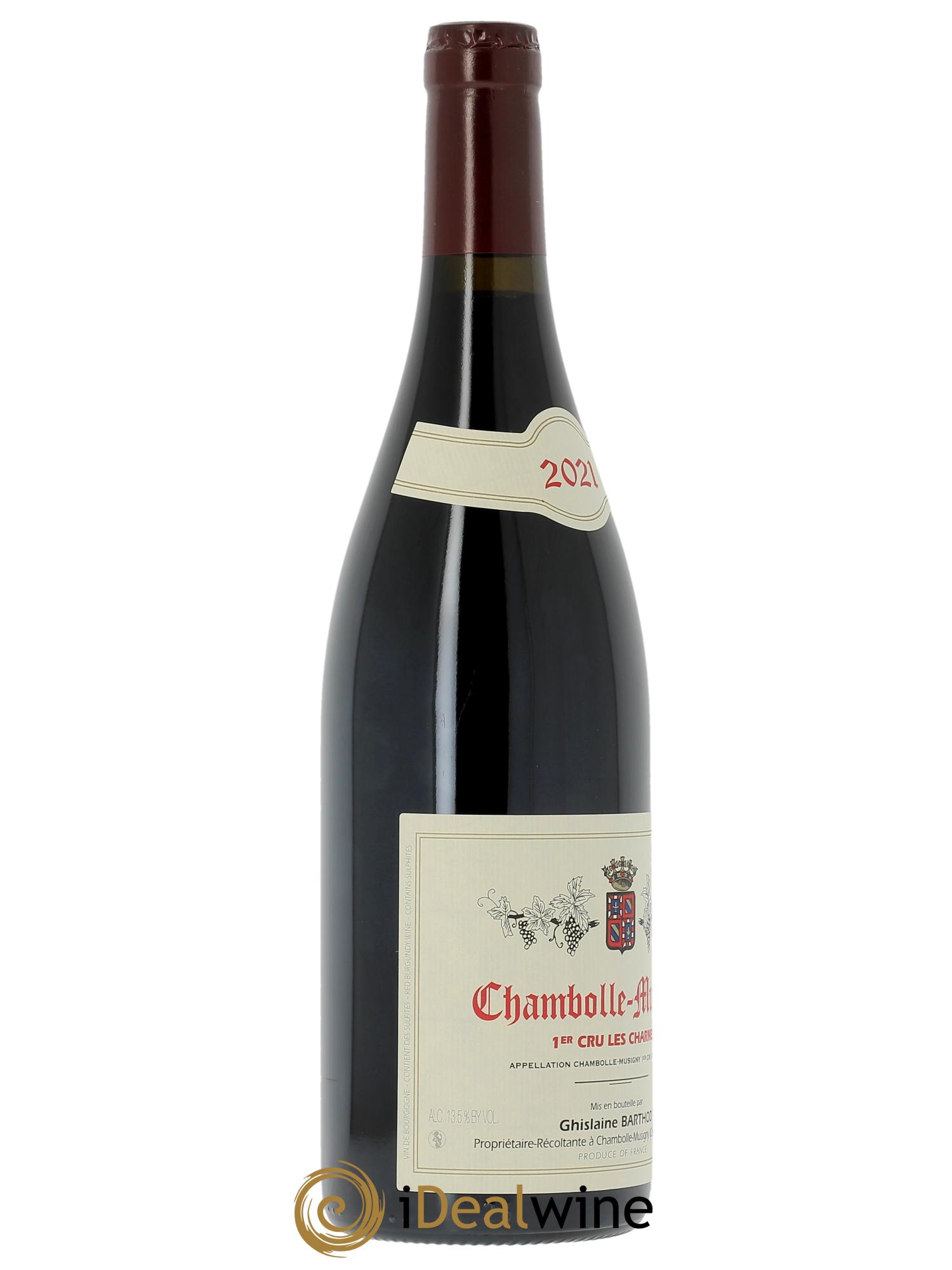 Chambolle-Musigny 1er Cru Les Charmes Ghislaine Barthod 2021 - Posten von 1 Flasche - 2