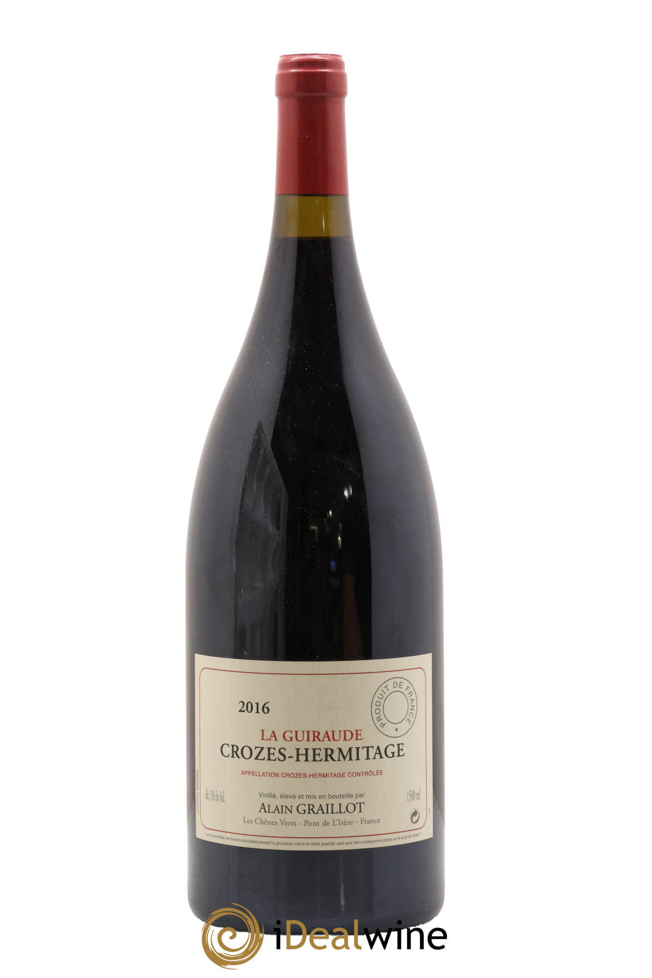 Crozes-Hermitage La Guiraude Domaine Graillot 2016 - Lote de 1 Magnum - 0