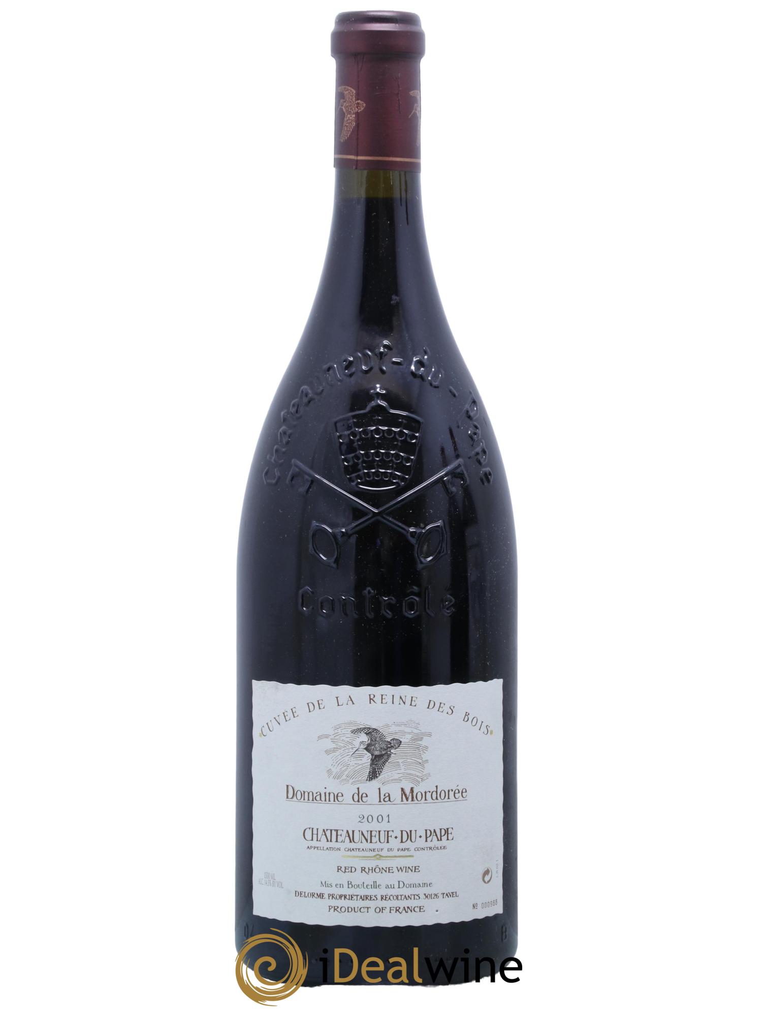 Châteauneuf-du-Pape Domaine de La Mordorée (Domaine de) 2001 - Lot de 1 magnum - 0