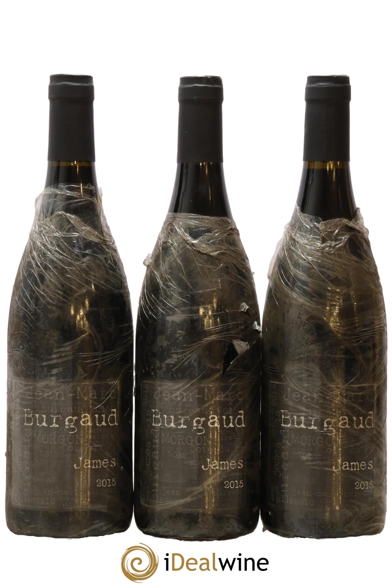 Morgon Côte du Py James Jean-Marc Burgaud (Domaine) 2015 - Lot de 3 bouteilles - 0