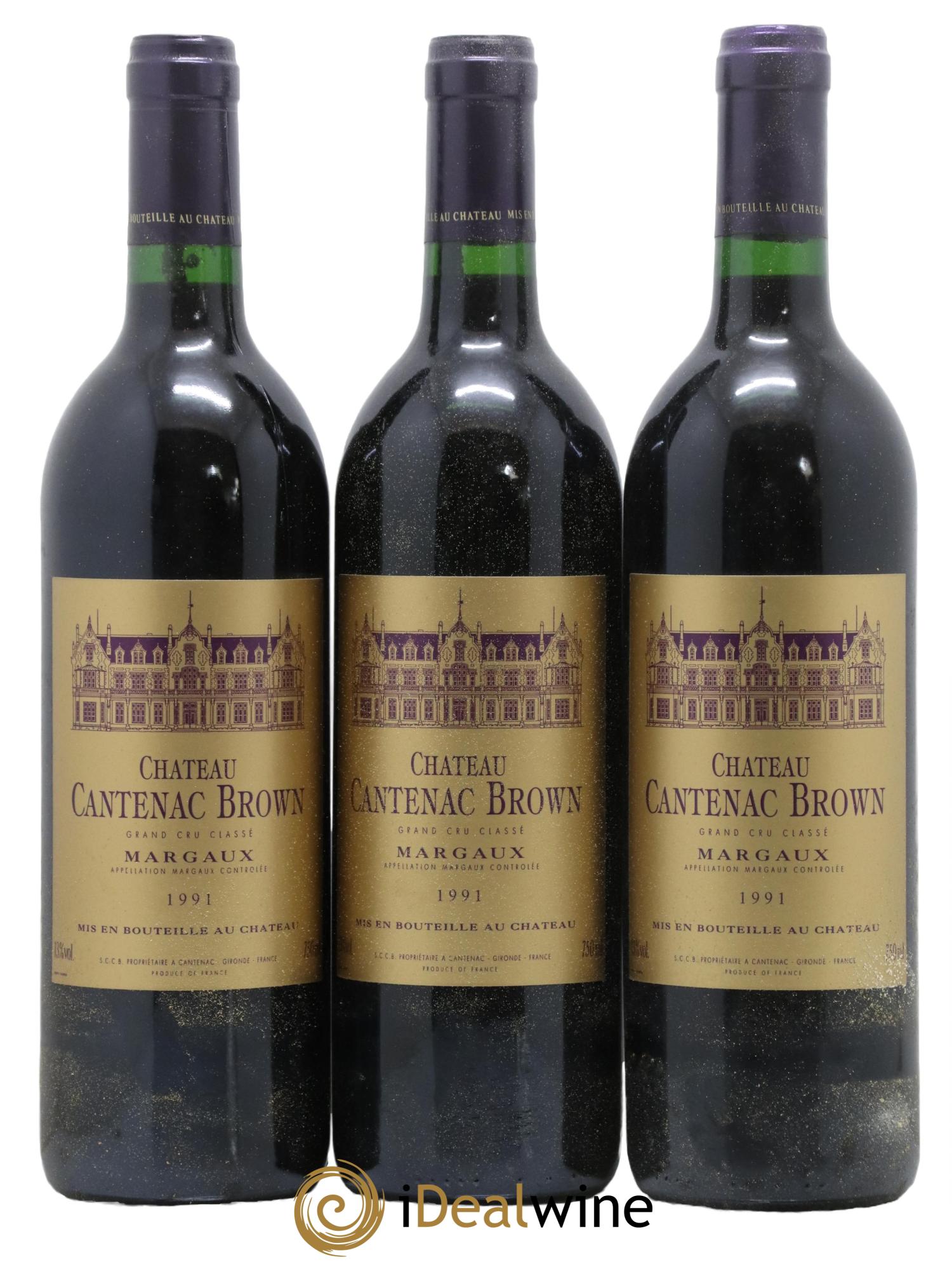 Château Cantenac Brown 3ème Grand Cru Classé 1991 - Lot de 6 bouteilles - 2