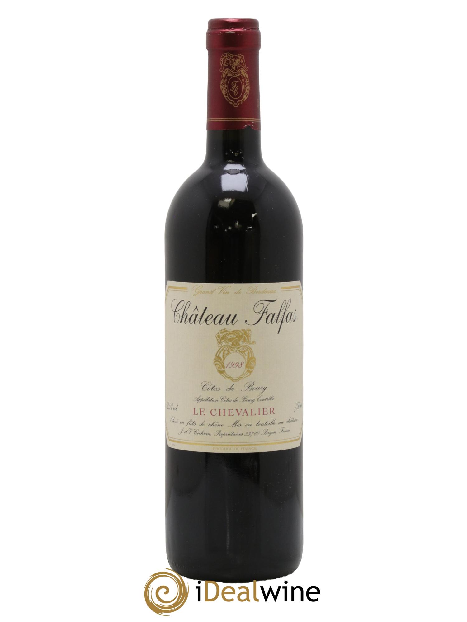 Château Falfas Le Chevalier 1998 - Posten von 1 Flasche - 0