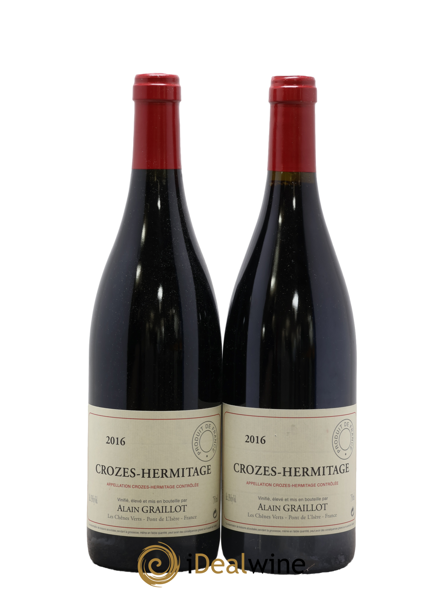 Crozes-Hermitage Domaine Graillot 2016 - Lot de 2 bouteilles - 0