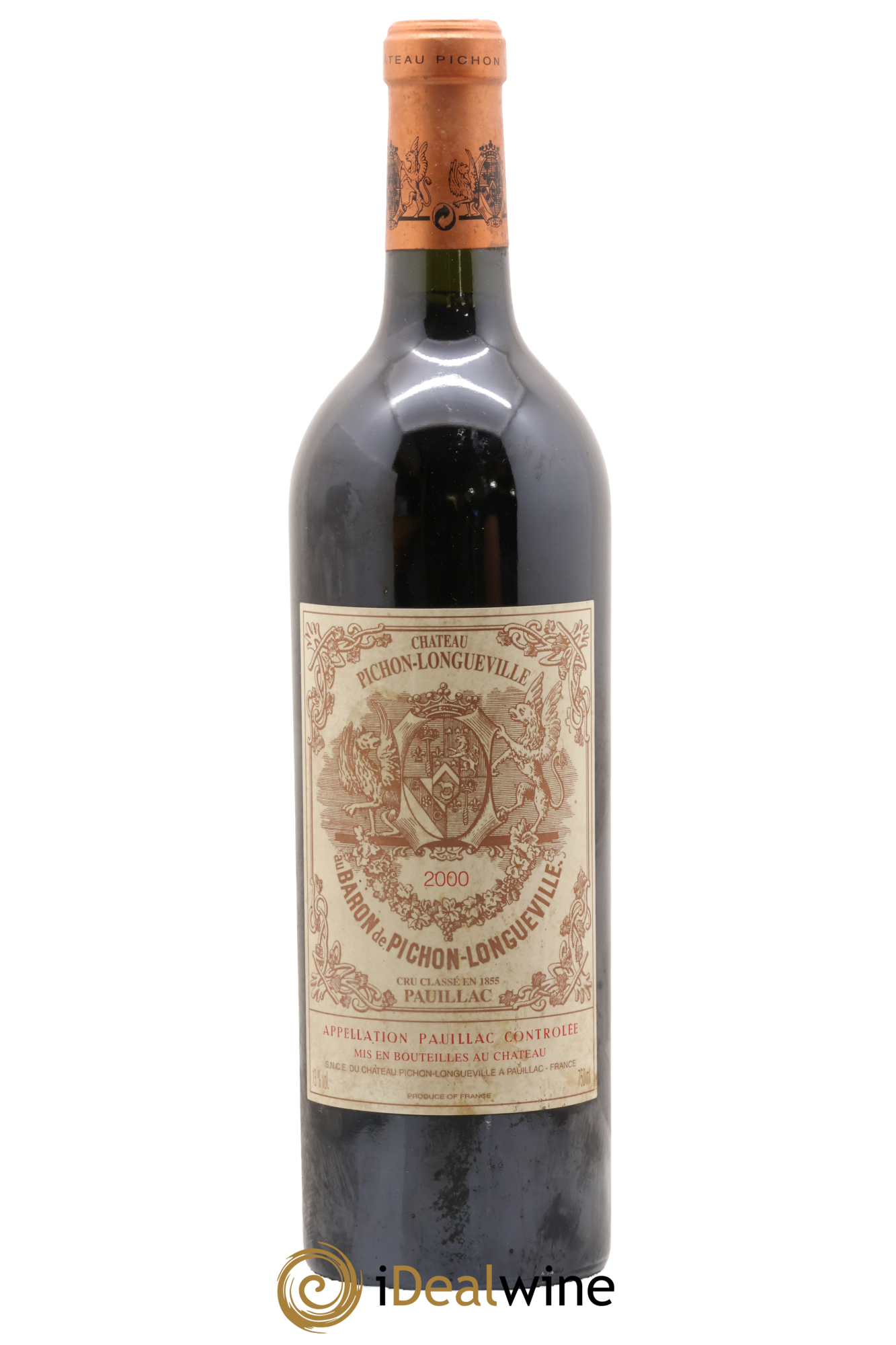 Pichon Longueville Baron 2ème Grand Cru Classé 2000 - Lot de 1 bouteille - 0