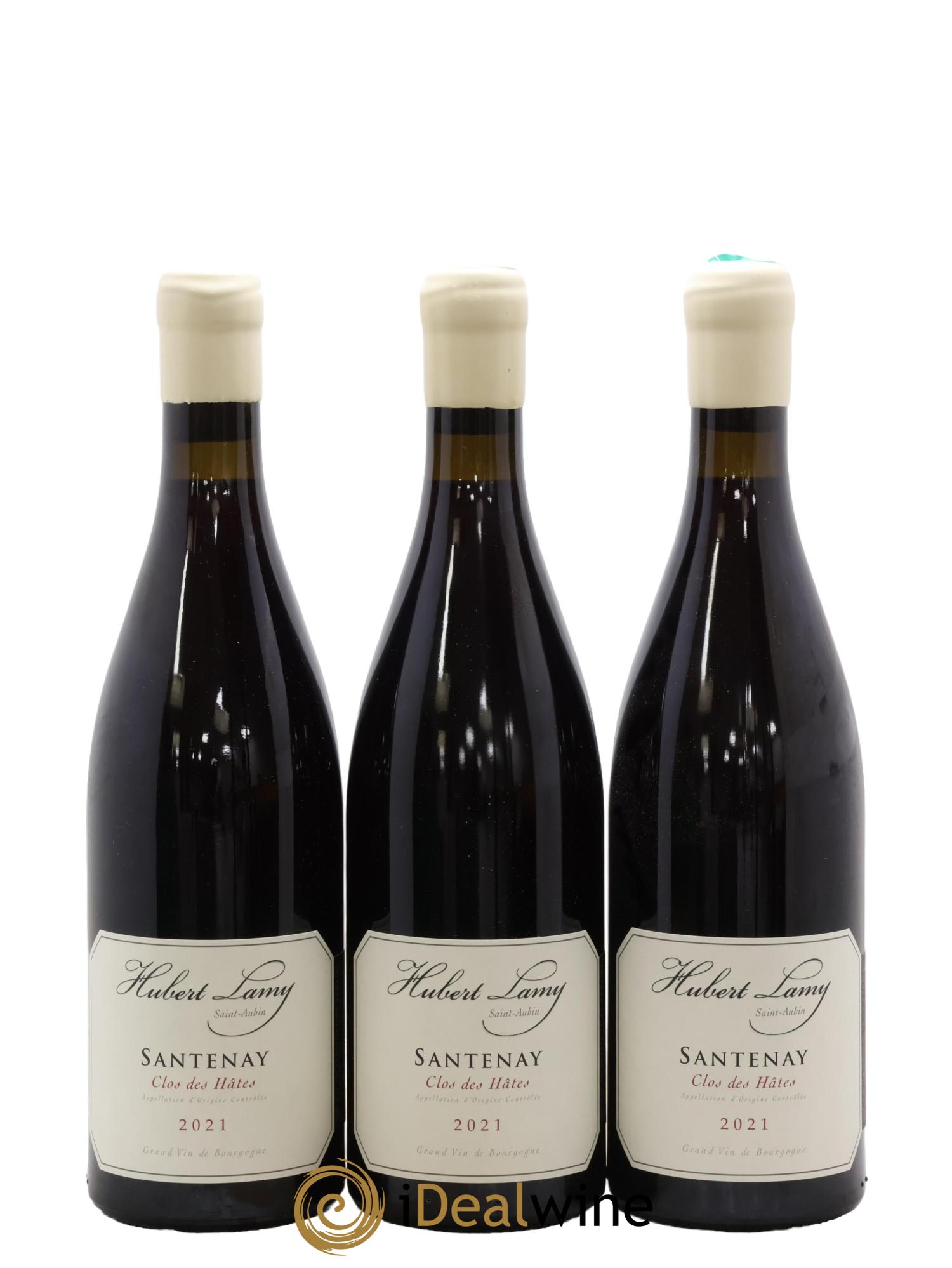 Santenay Clos des Hâtes Hubert Lamy 2021 - Lot de 3 bouteilles - 0