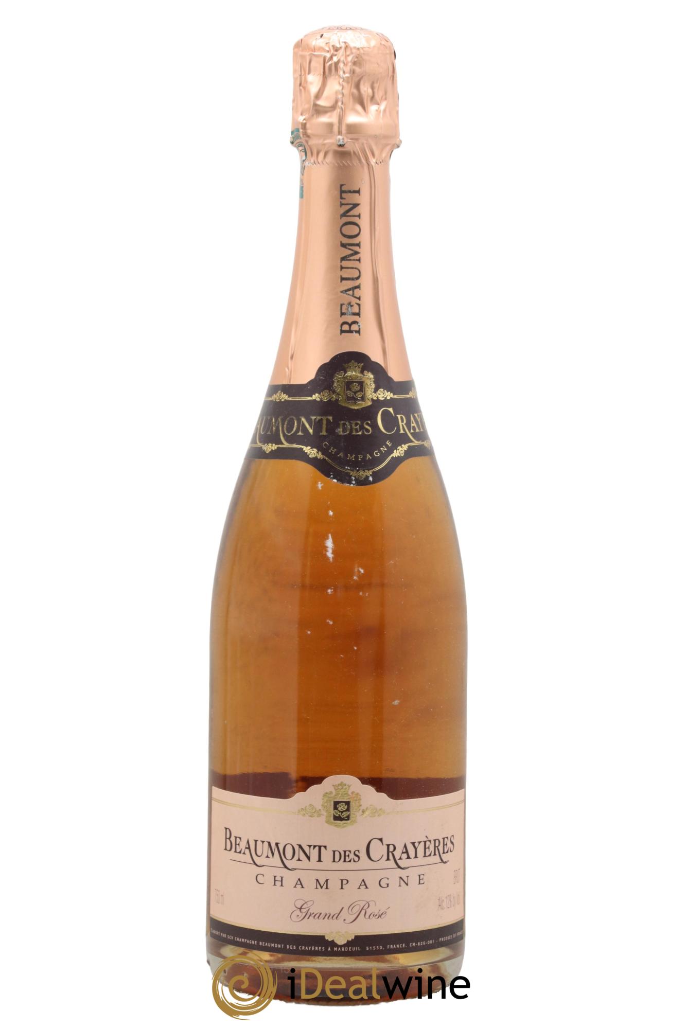 Champagne - Grand Rosé Beaumont Des Crayères - Lot de 1 bouteille - 0