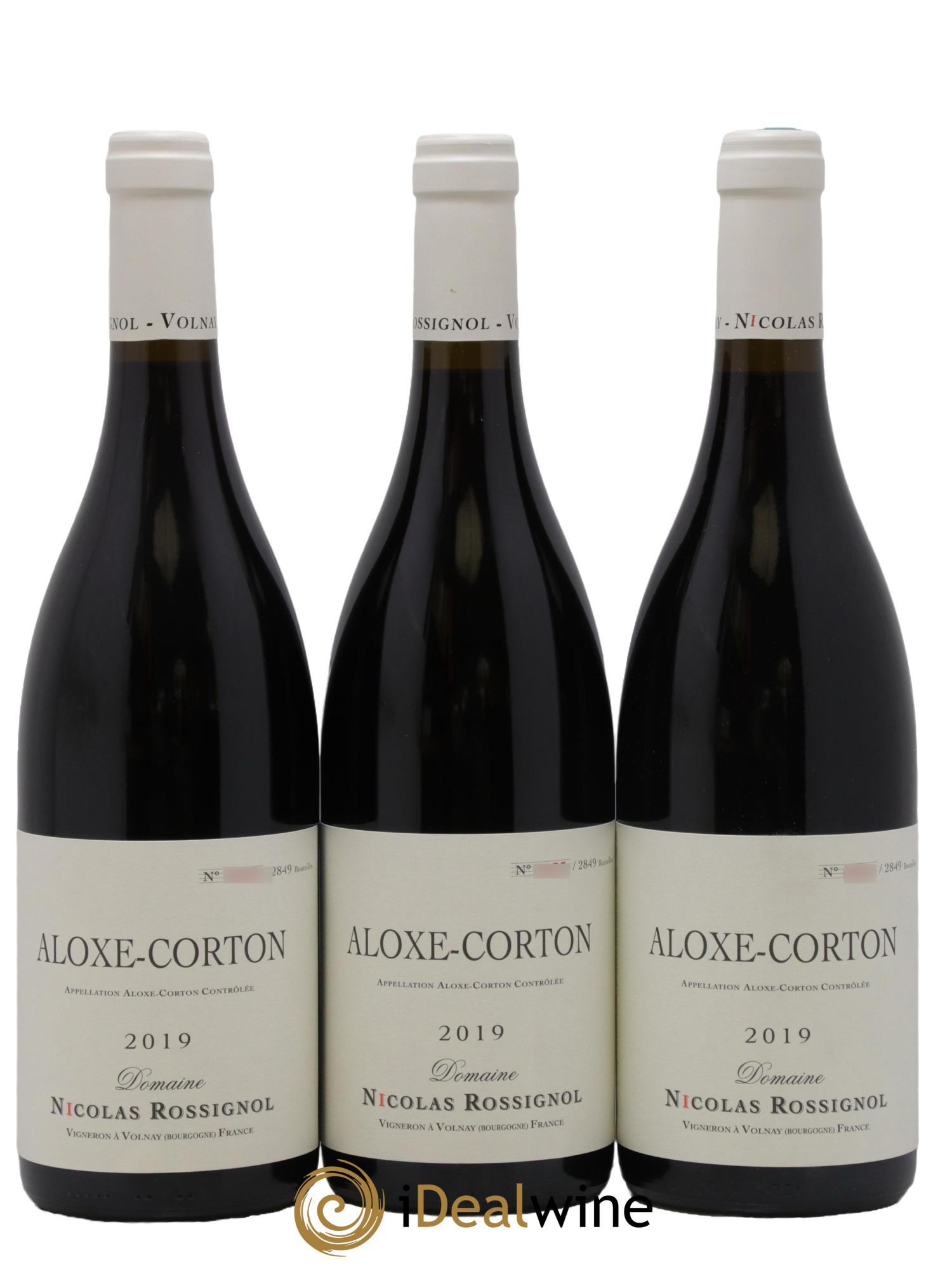 Aloxe-Corton Nicolas Rossignol 2019 - Lot de 3 bouteilles - 0