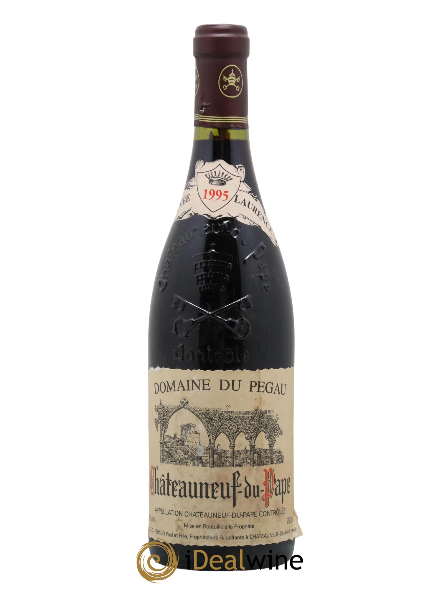Châteauneuf-du-Pape Domaine du Pégau Cuvée Laurence Paul et Laurence Féraud 1995 - Lot de 1 bouteille - 0