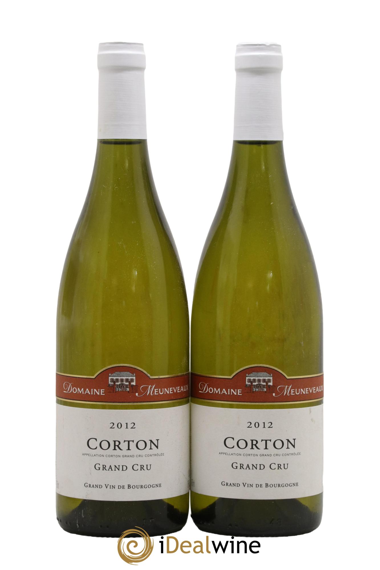 Corton Grand Cru Domaine Meuneveaux 2012 - Lot of 2 bottles - 0