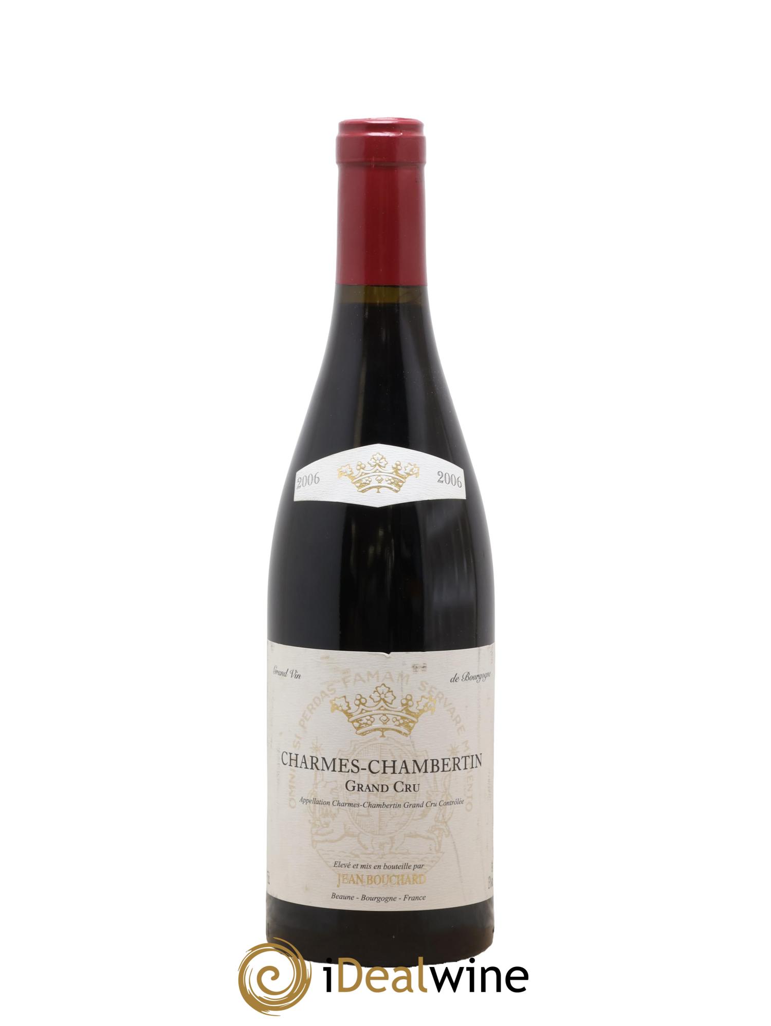 Charmes-Chambertin Grand Cru Jean Bouchard  2006 - Lot de 1 bouteille - 0