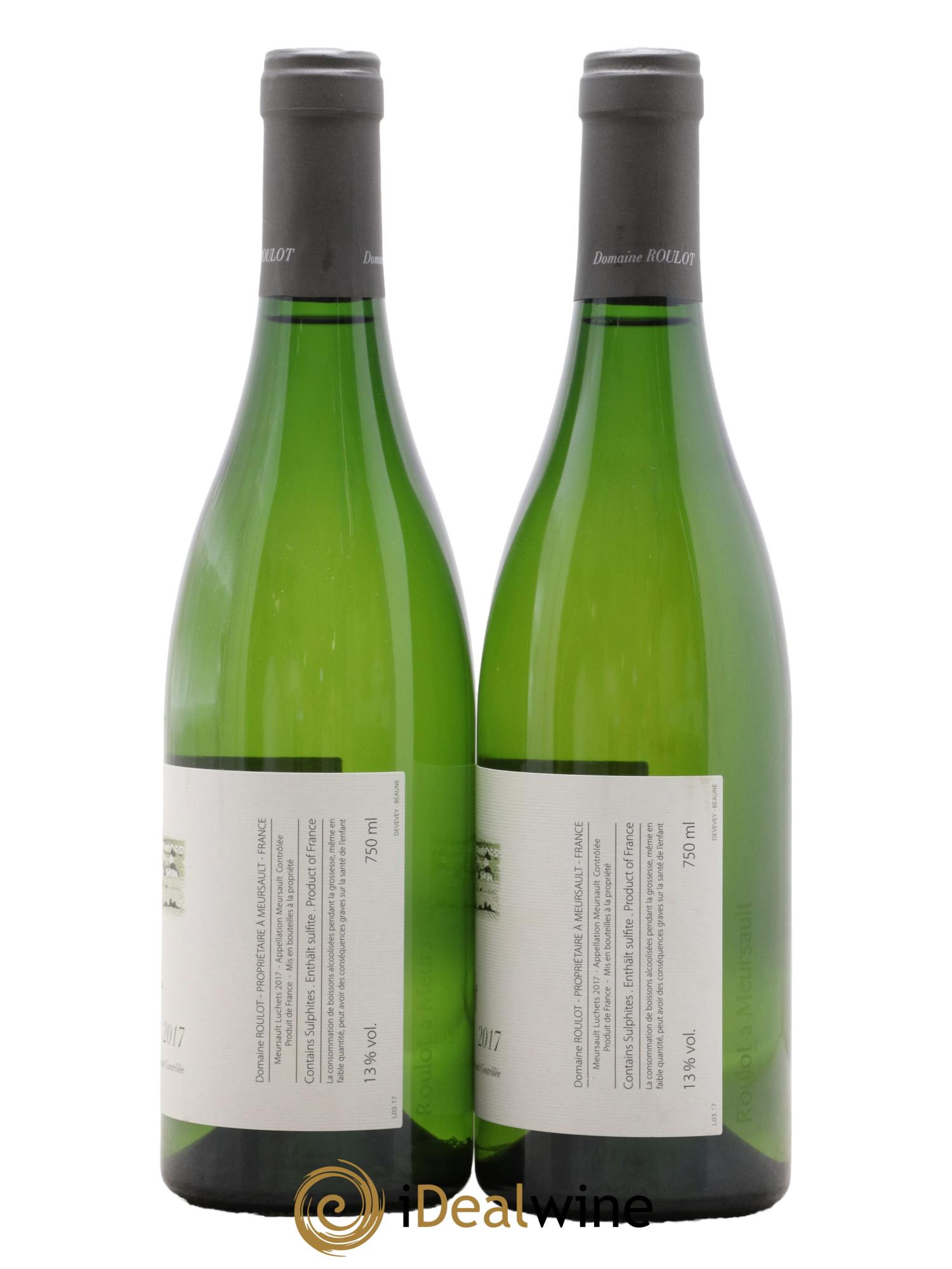 Meursault Luchets Roulot (Domaine) 2017 - Posten von 2 Flaschen - 1