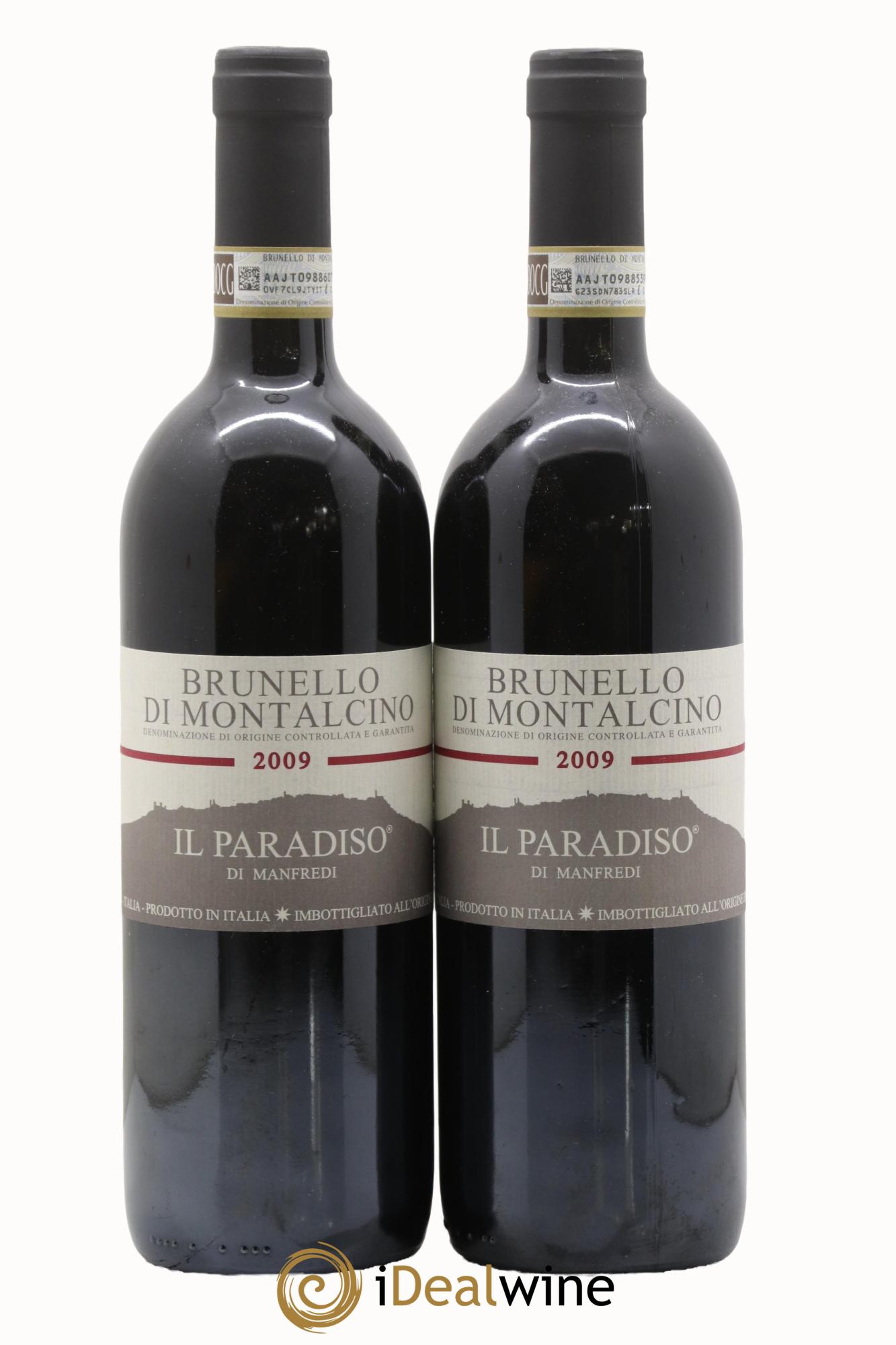 Brunello di Montalcino DOCG Il Paradiso di Manfredi 2009 - Posten von 2 Flaschen - 0