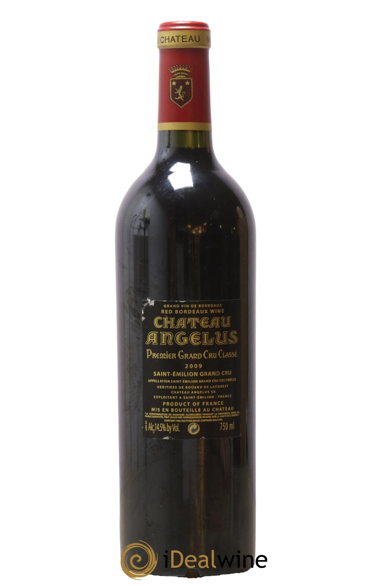 Château Angélus 1er Grand Cru Classé A 2009 - Lotto di 1 bottiglia - 1