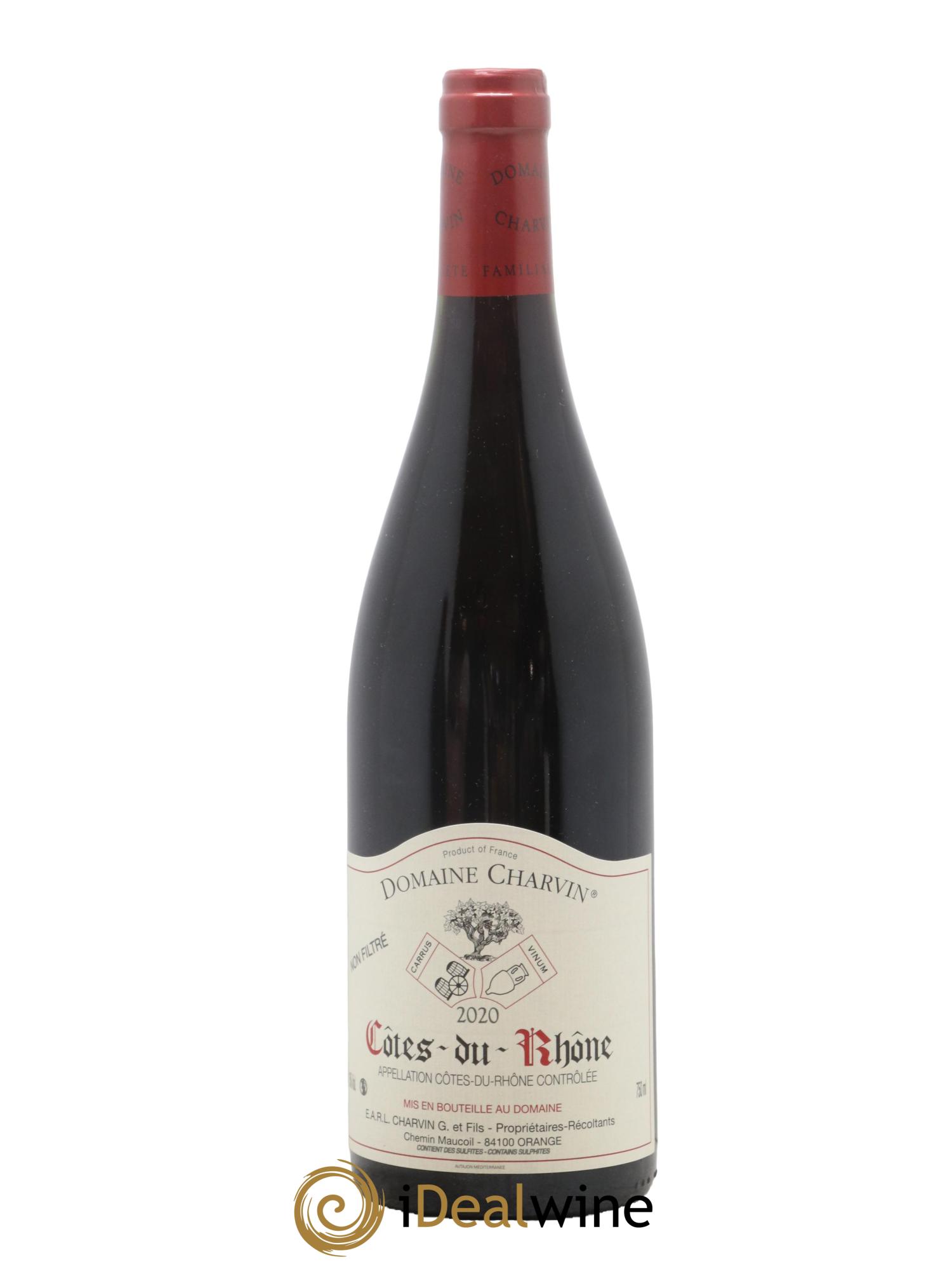Côtes-du-Rhône Charvin (Domaine) 2020 - Lot de 1 bouteille - 0