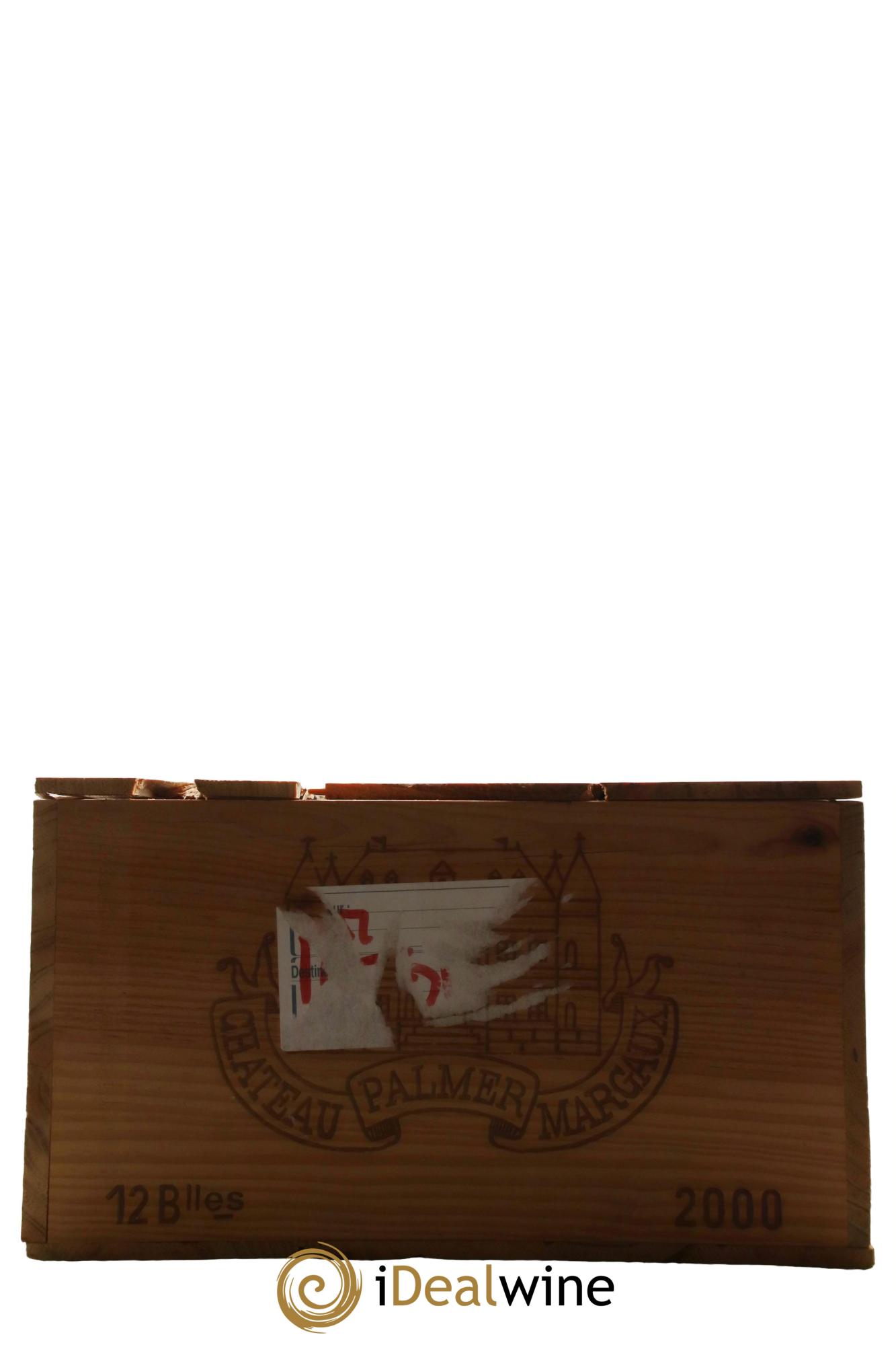 Château Palmer 3ème Grand Cru Classé 2000 - Lot de 12 bouteilles - 9