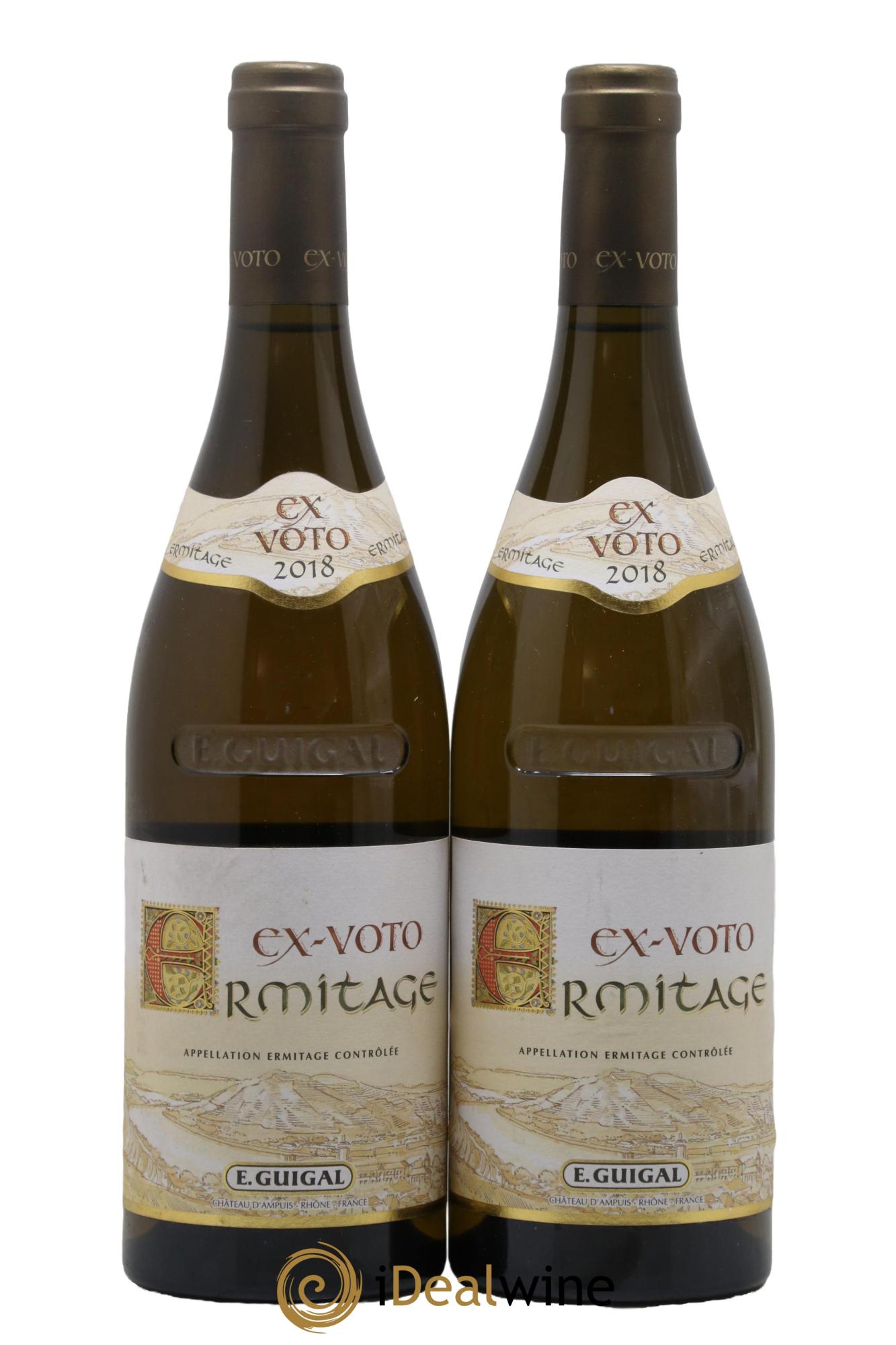 Ermitage Ex Voto Guigal 2018 - Lot of 2 bottles - 0
