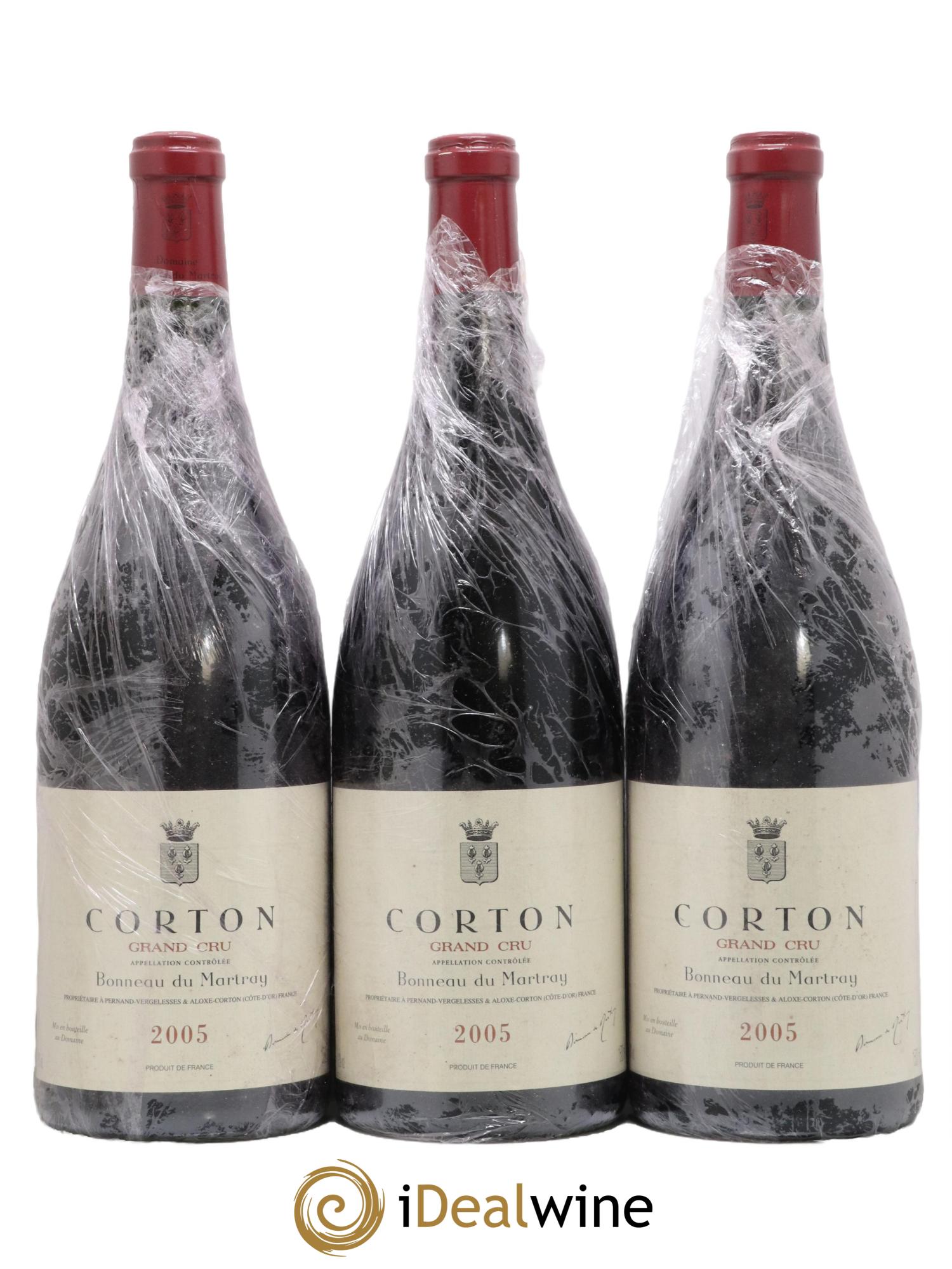Corton Grand Cru Bonneau du Martray (Domaine) 2005 - Lot de 3 magnums - 0