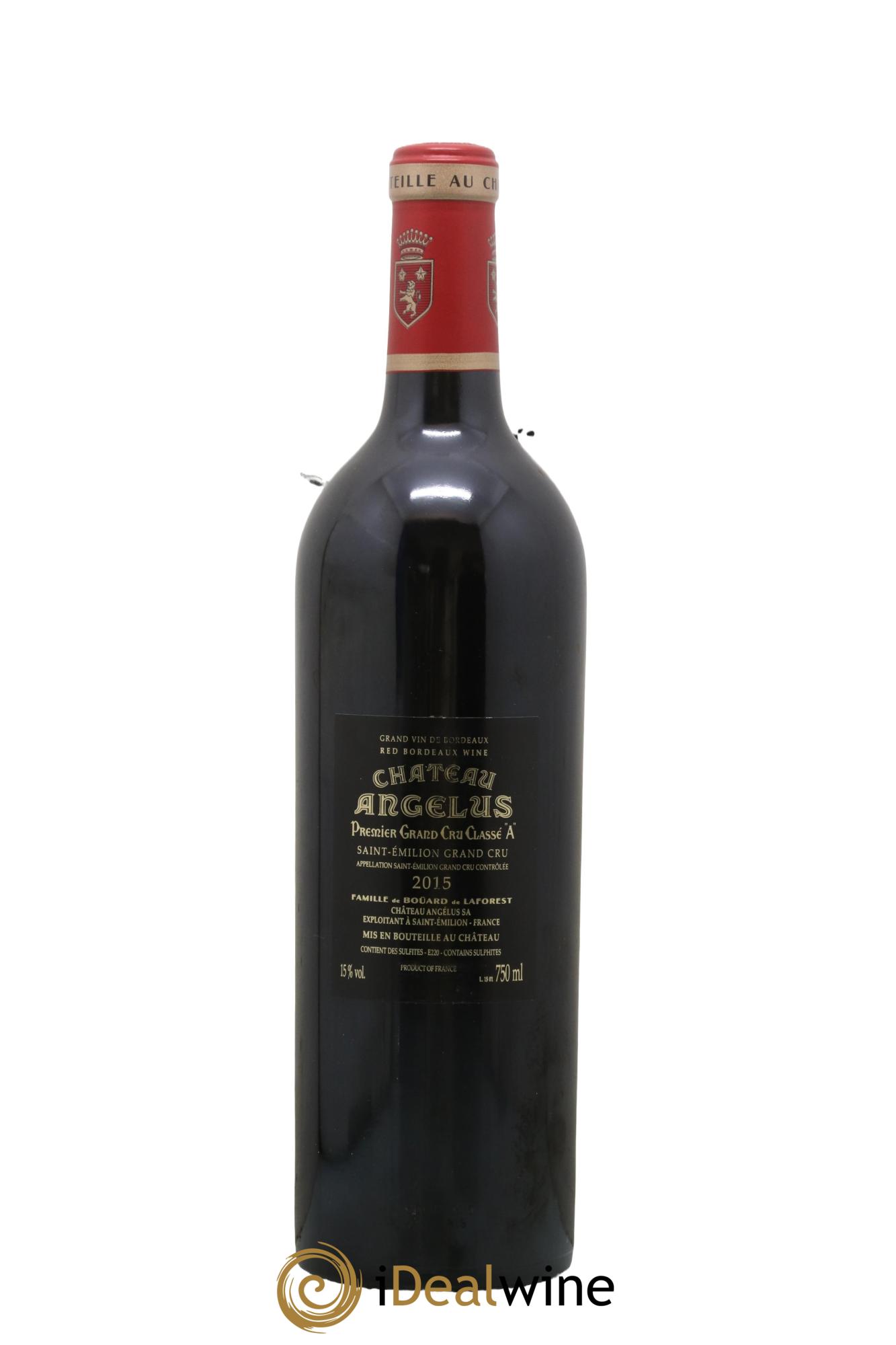 Château Angélus 1er Grand Cru Classé A 2015 - Posten von 1 Flasche - 1