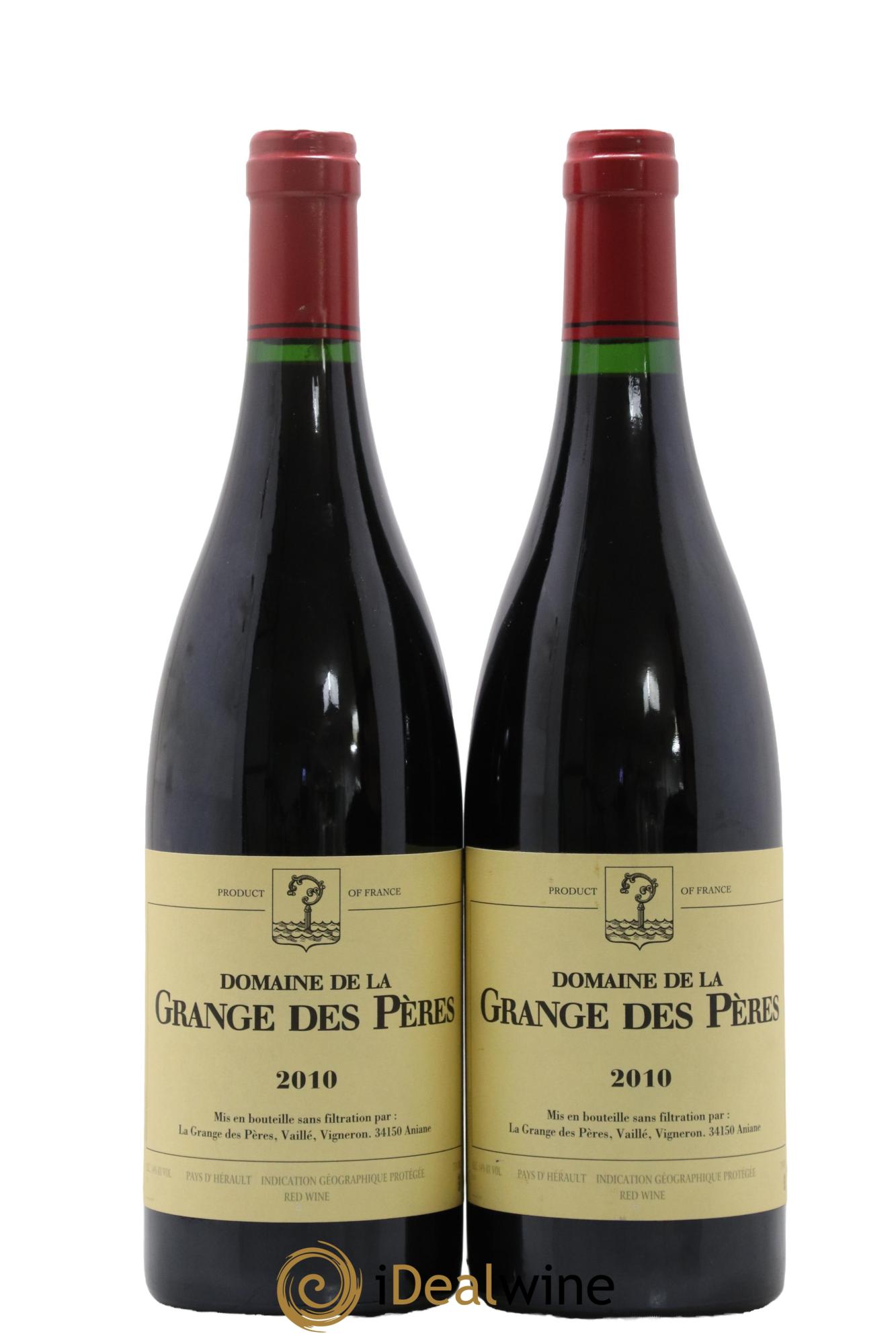 Pays d'Hérault Grange des Pères Laurent Vaillé 2010 - Lot de 2 bouteilles - 0