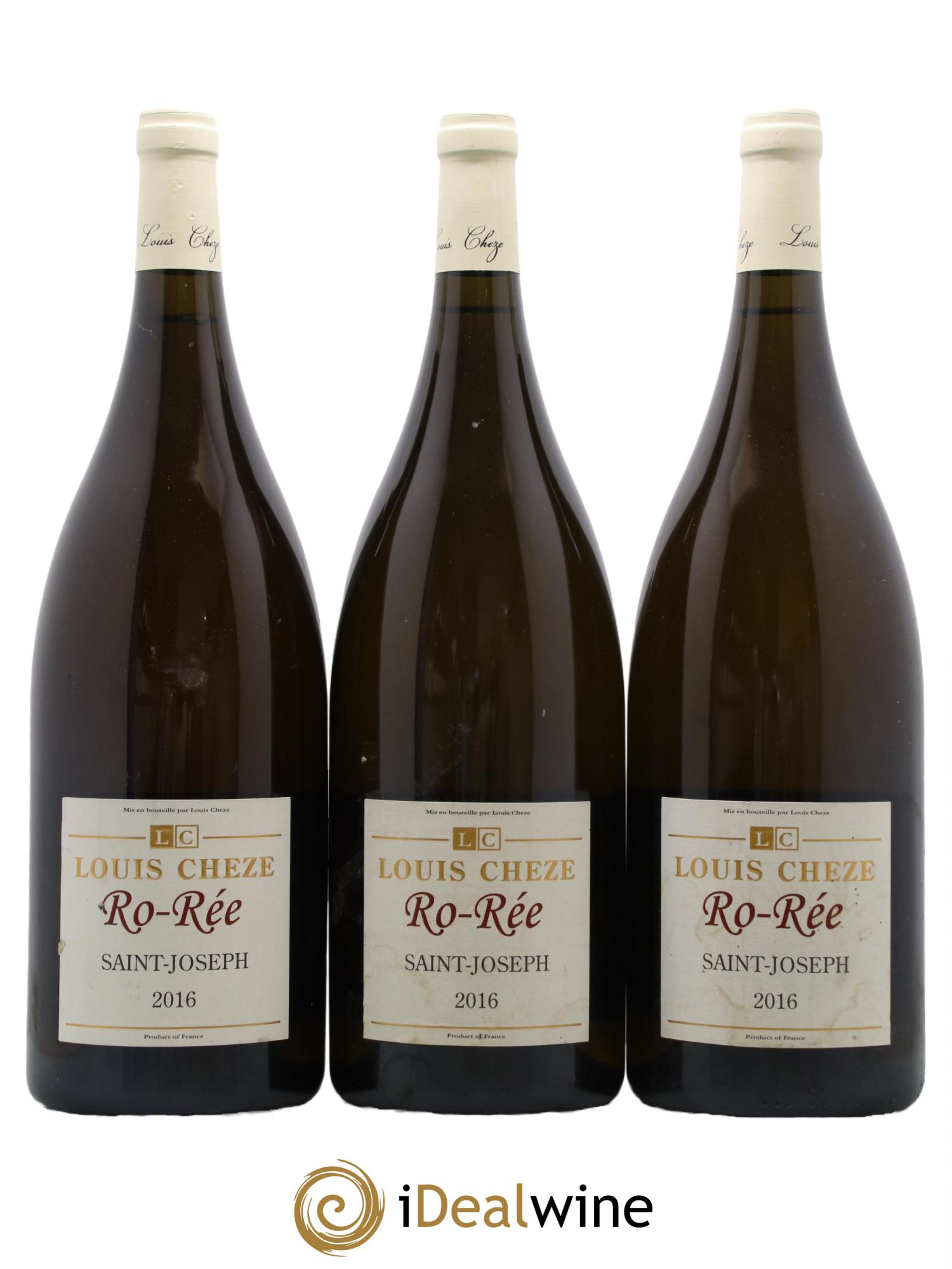 Saint-Joseph Ro-Rée Louis Cheze (Domaine) 2016 - Posten von 3 Magnum - 0