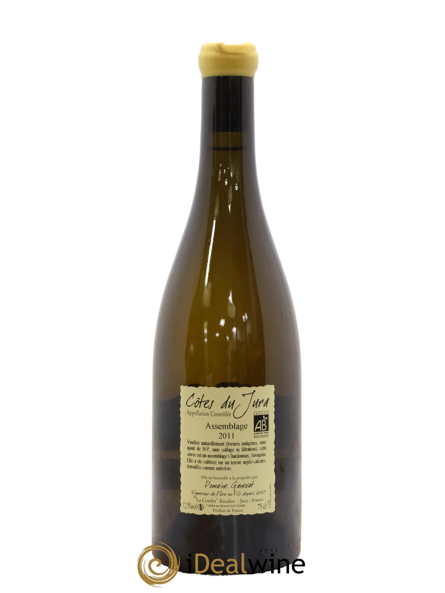 Côtes du Jura Cuvée Orégane Jean-François Ganevat (Domaine) 2011 - Lot of 1 bottle - 1