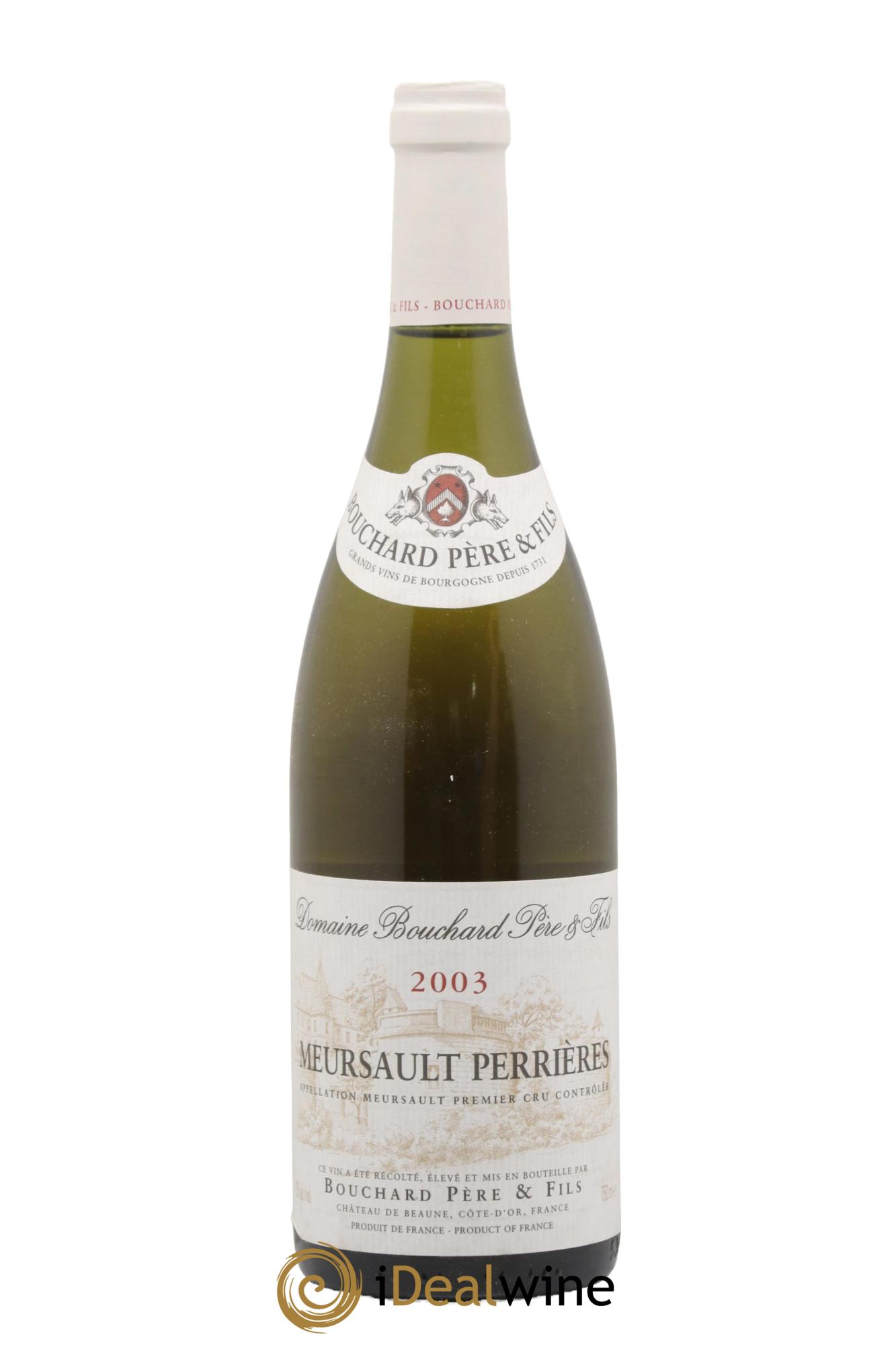 Meursault 1er Cru Perrières Bouchard Père & Fils 2003 - Lot de 1 bouteille - 0