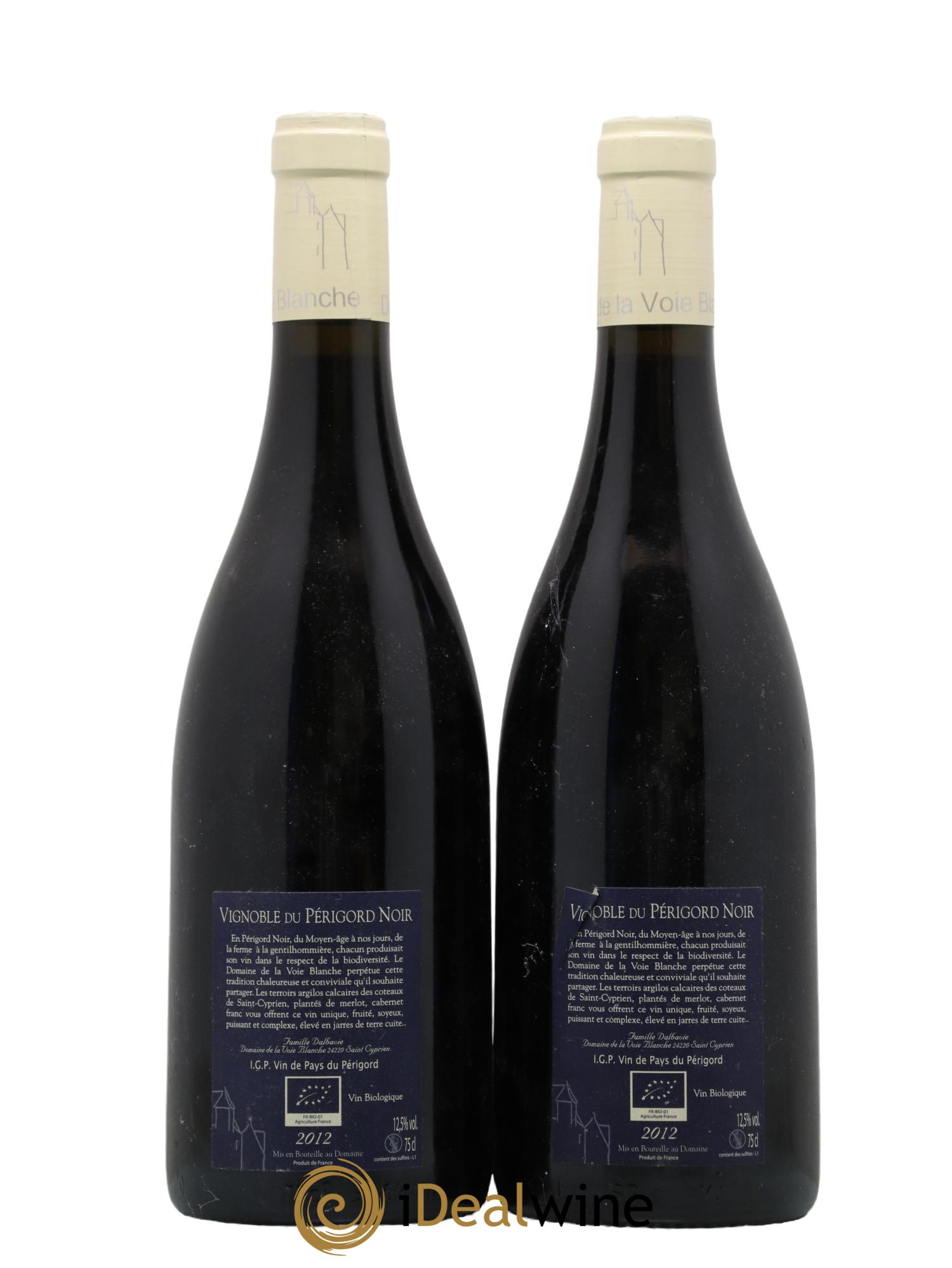 Divers Perigord Le Petit Manoir Domaine de la Voie Blanche 2012 - Lot of 2 bottles - 1