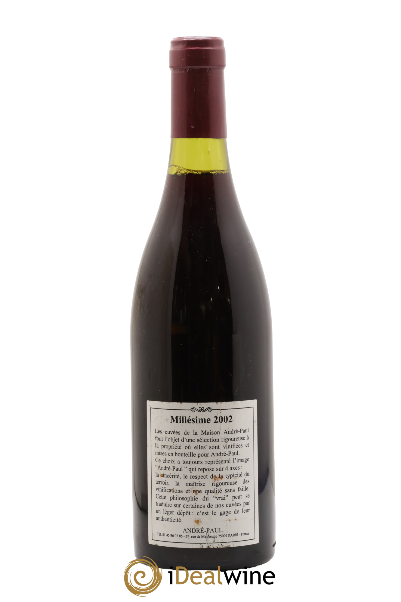 Vosne-Romanée 1er Cru Au Dessus des Malconsorts Gilles Remoriquet 2002 - Lot of 1 bottle - 1