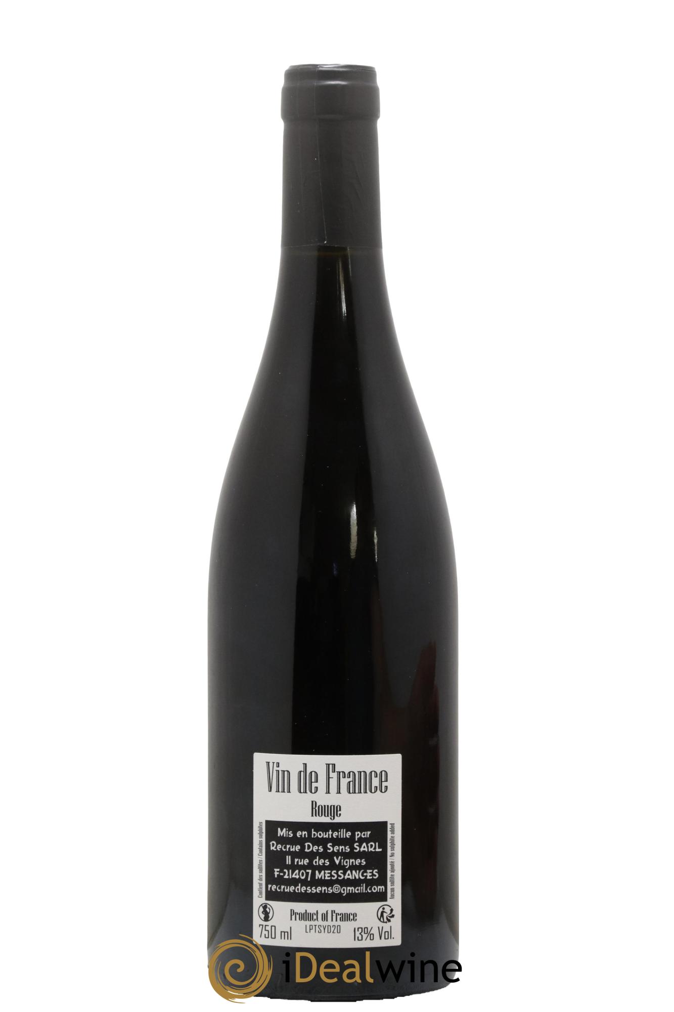 Vin de France Les Ponts Yann Durieux - Recrue des Sens 2020 - Lot of 1 bottle - 1