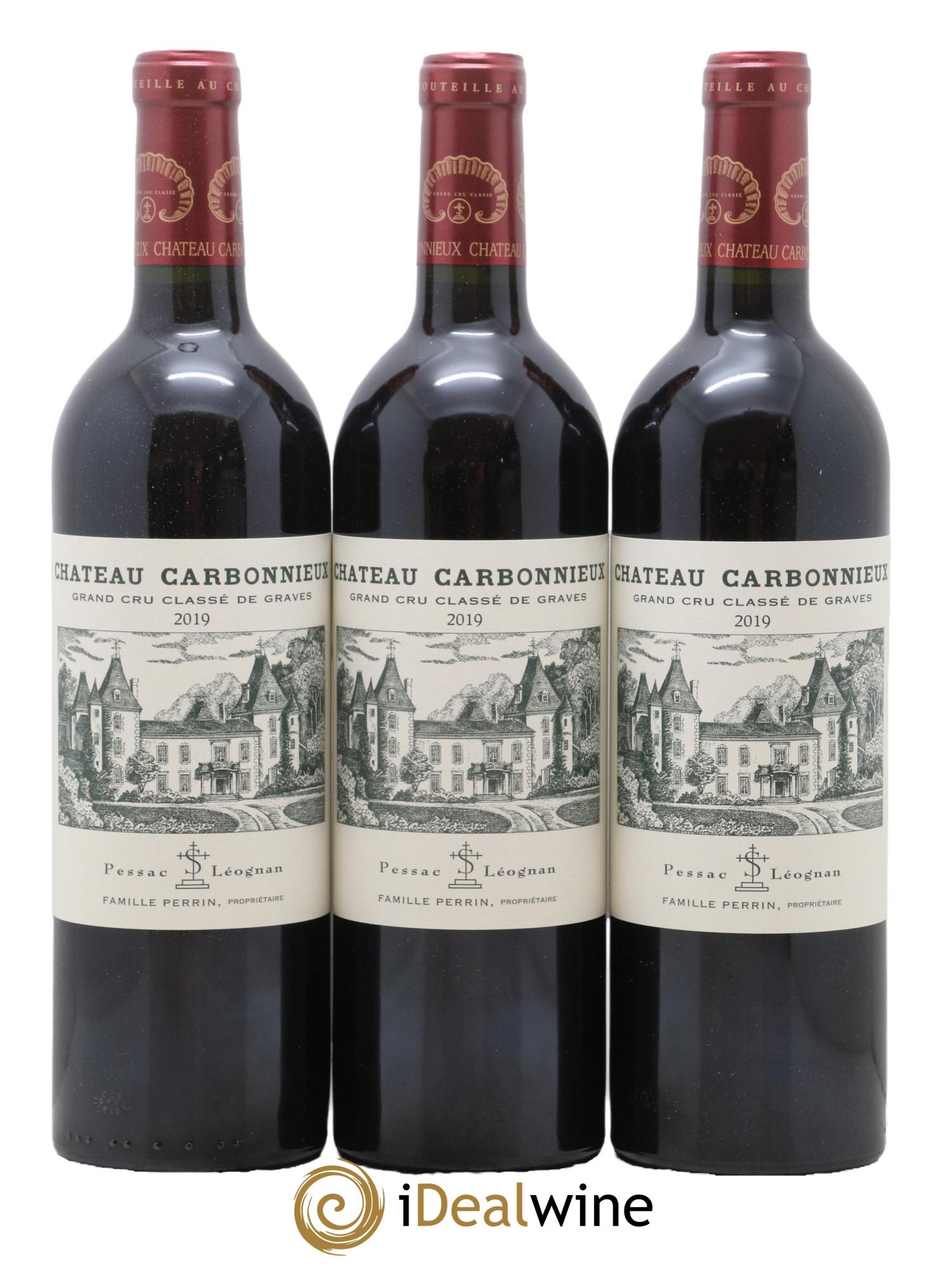 Château Carbonnieux Cru Classé de Graves  2019 - Lot de 6 bouteilles - 1