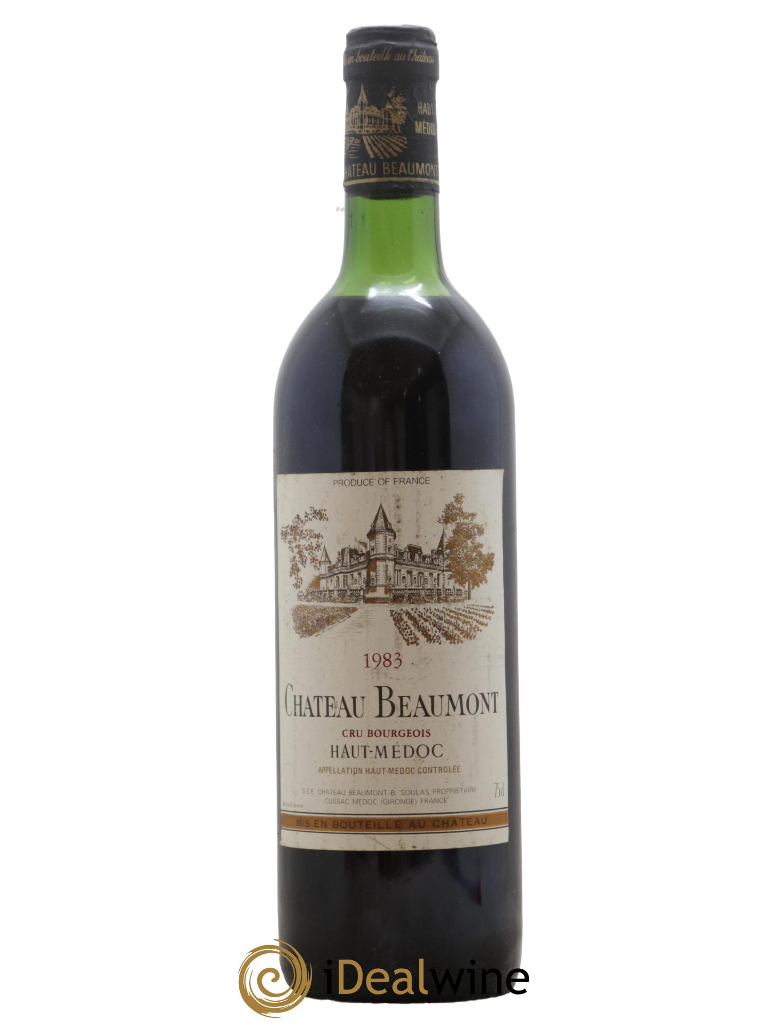 Château Beaumont Cru Bourgeois 1983 - Lot de 1 bouteille - 0