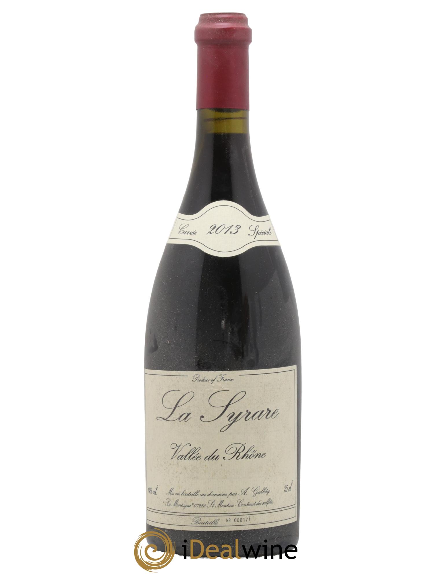 Côtes du Vivarais La Syrare Gallety (Domaine) 2013 - Lot de 1 bouteille - 0