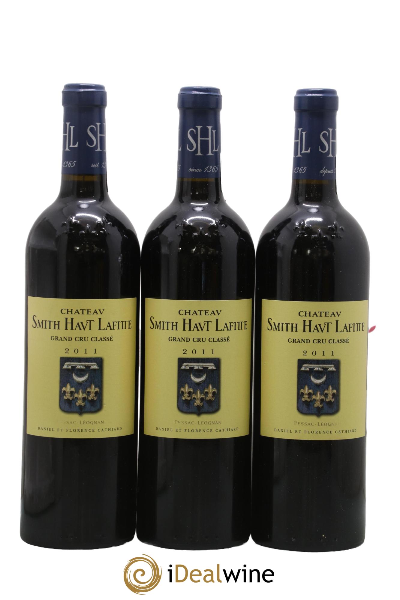 Château Smith Haut Lafitte Cru Classé de Graves 2011 - Posten von 3 Flaschen - 0