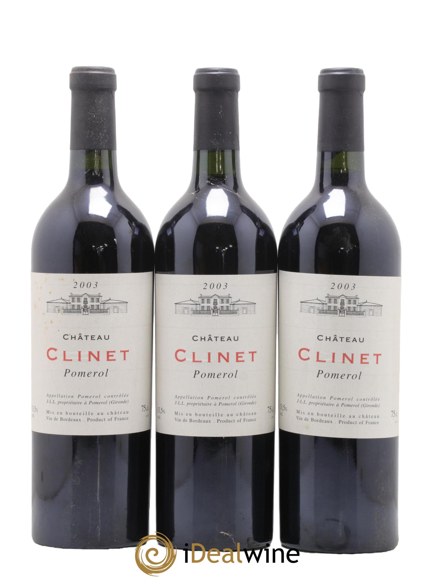 Château Clinet 2003 - Lot de 12 bouteilles - 2