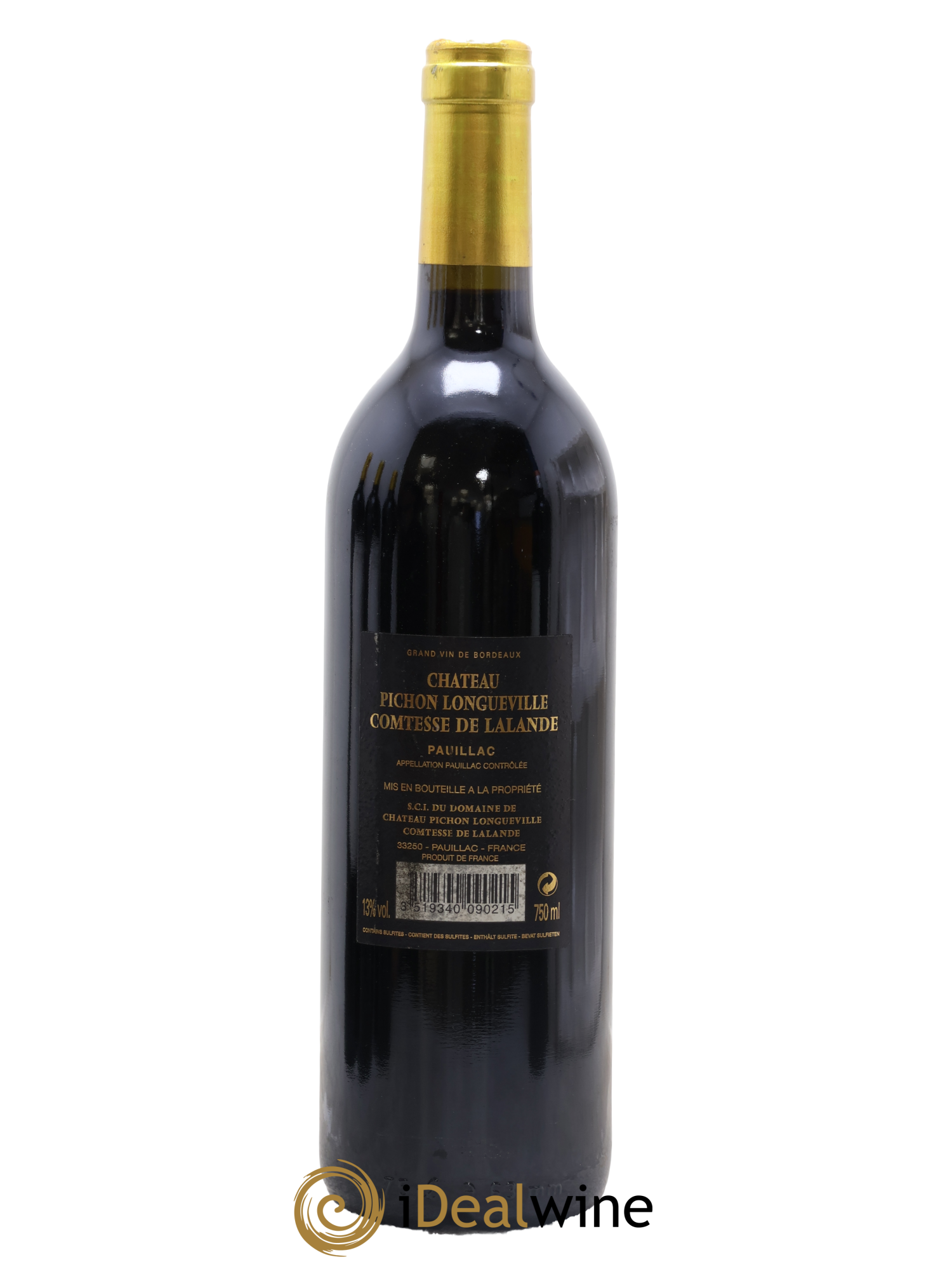 Château Pichon Longueville Comtesse de Lalande 2ème Grand Cru Classé 2009 - Lot de 1 bouteille - 1