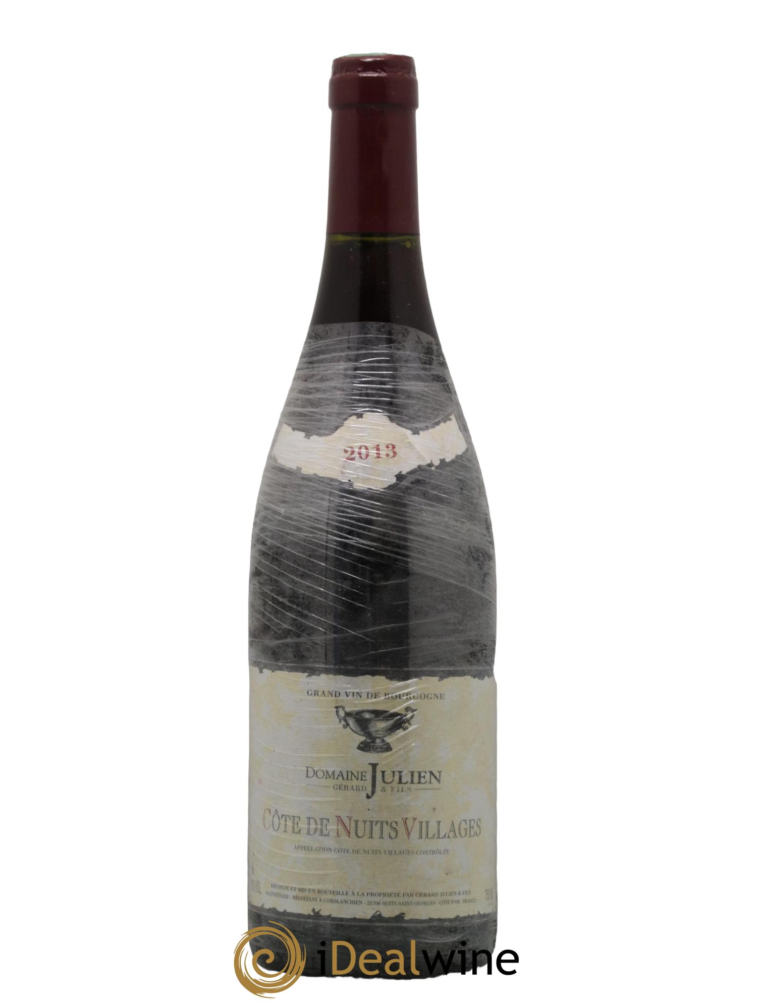 Côte de Nuits-Villages Domaine Gerard et Fils Julien 2013 - Lot de 1 bouteille - 0