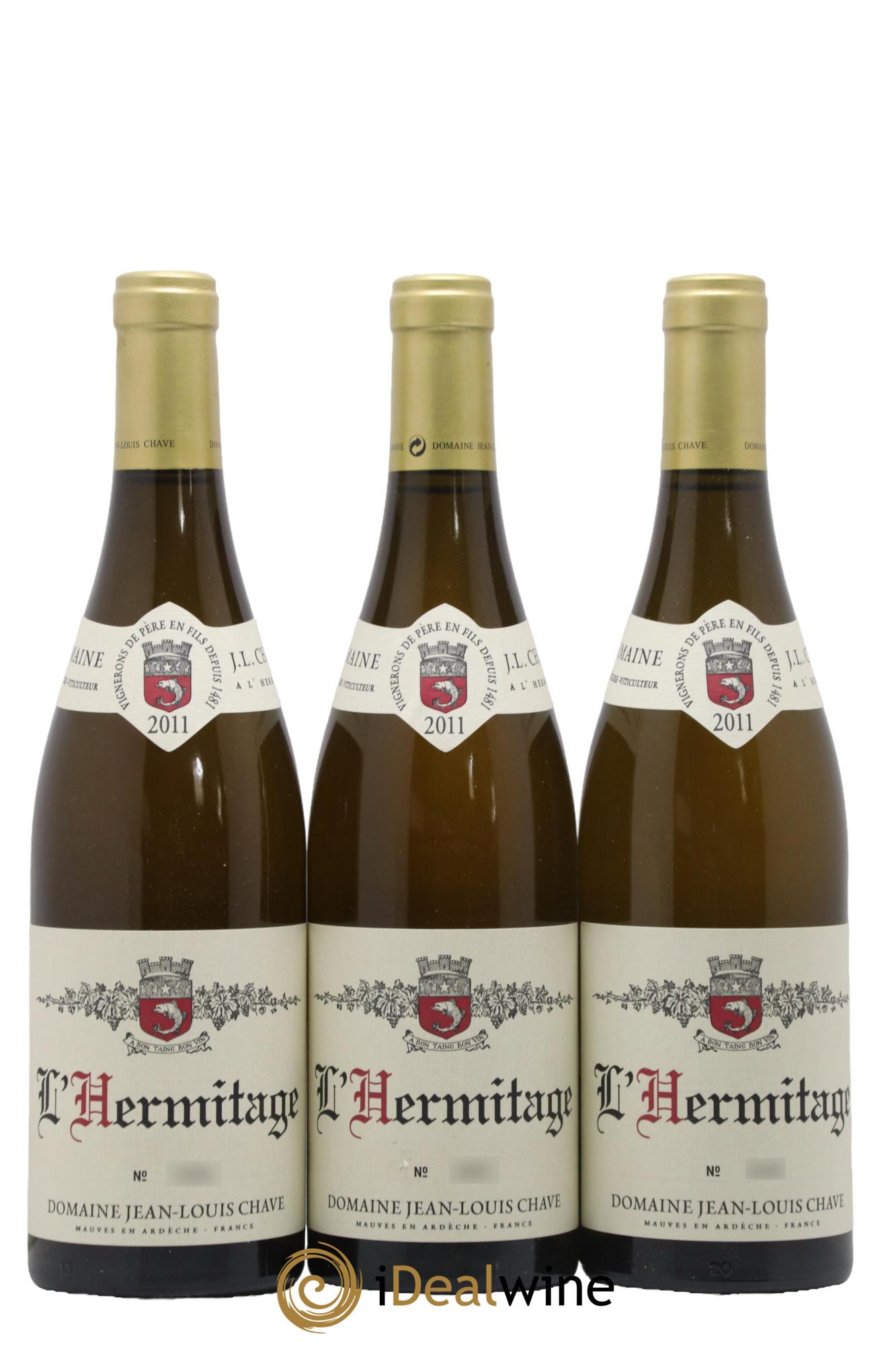 Hermitage Jean-Louis Chave 2011 - Lot de 3 bouteilles - 0