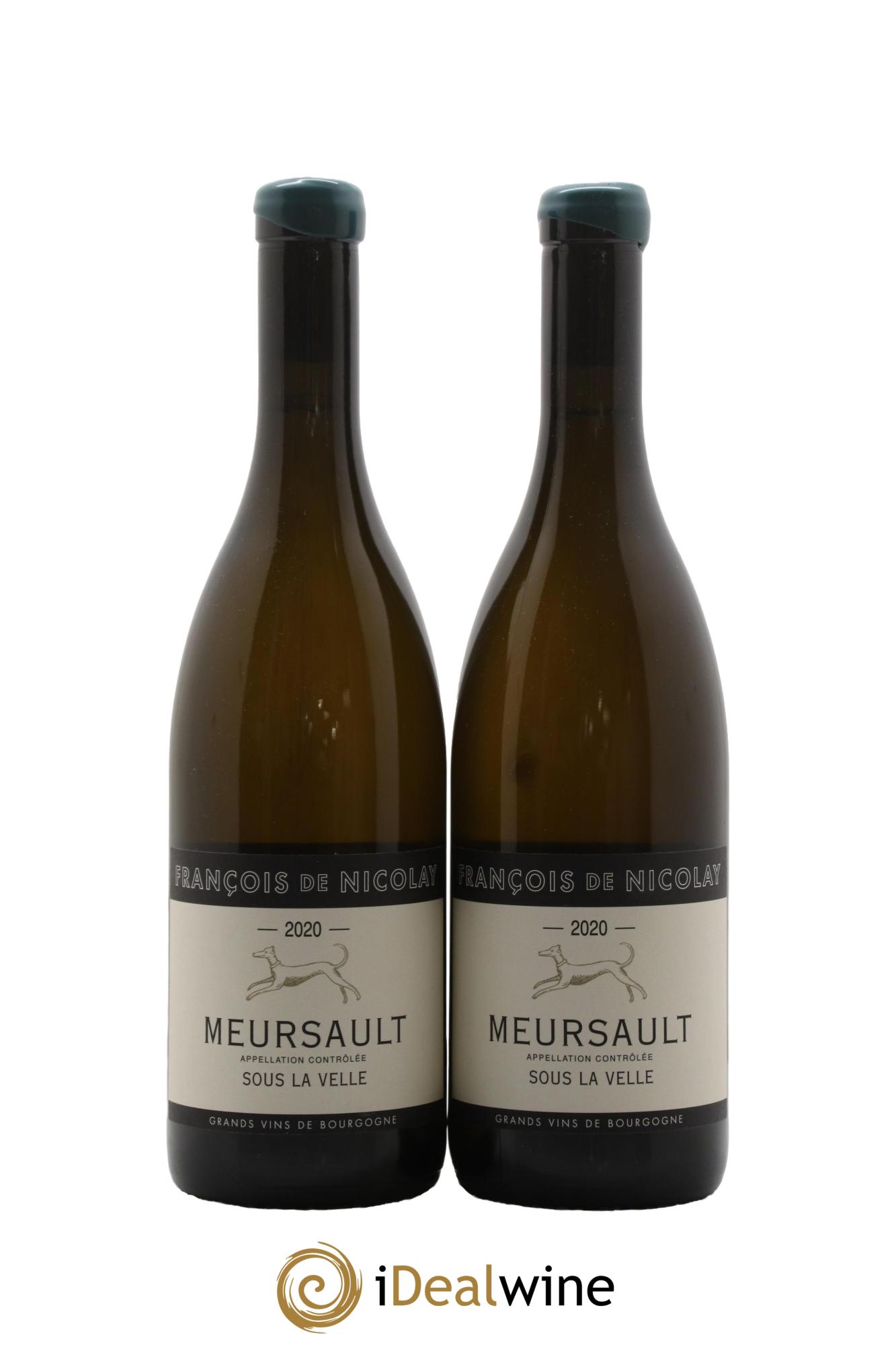 Meursault Sous la Velle François de Nicolay Sous la Velle François de Nicolay 2020 - Posten von 2 Flaschen - 0