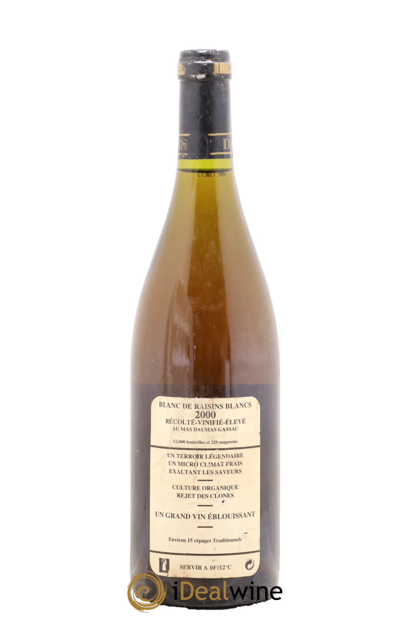 Saint-Guilhem-le-Désert - Cité d'Aniane Mas Daumas Gassac Famille Guibert de La Vaissière 2000 - Lot de 1 bouteille - 1