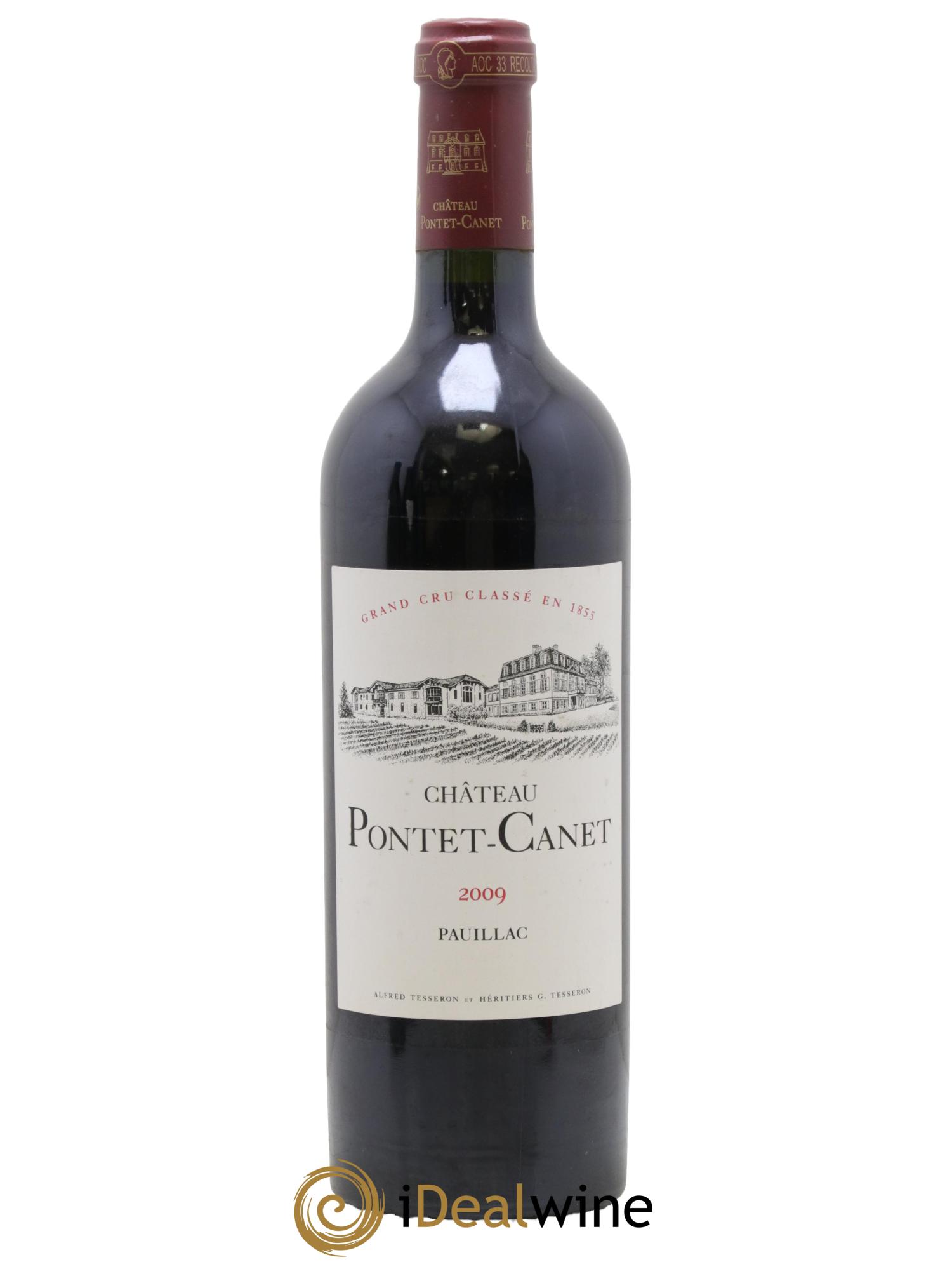 Château Pontet Canet 5ème Grand Cru Classé 2009 - Lot de 1 bouteille - 0