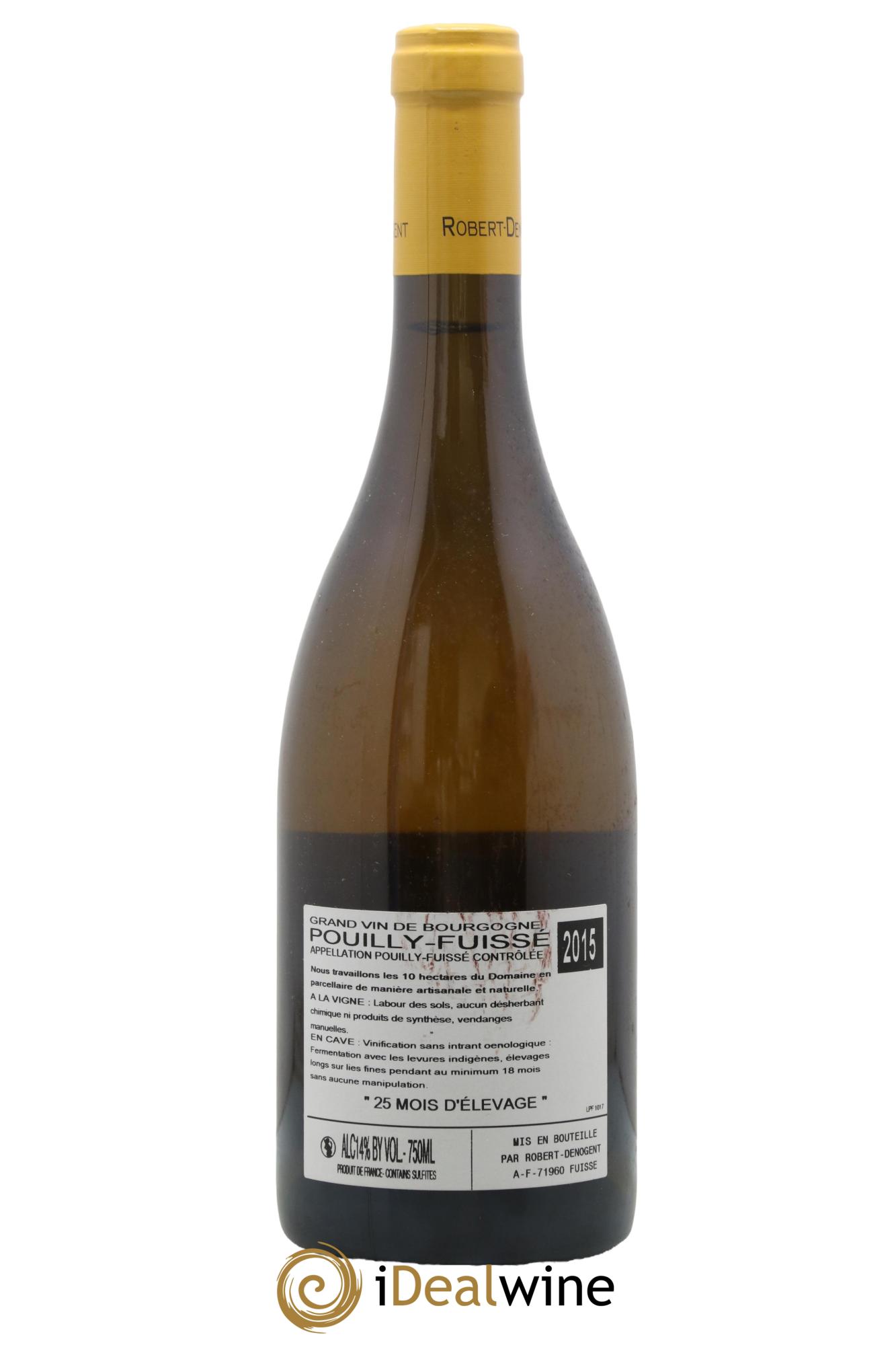 Pouilly-Fuissé La Croix Vieilles Vignes Robert Denogent (Domaine) 2015 - Lot of 1 bottle - 1