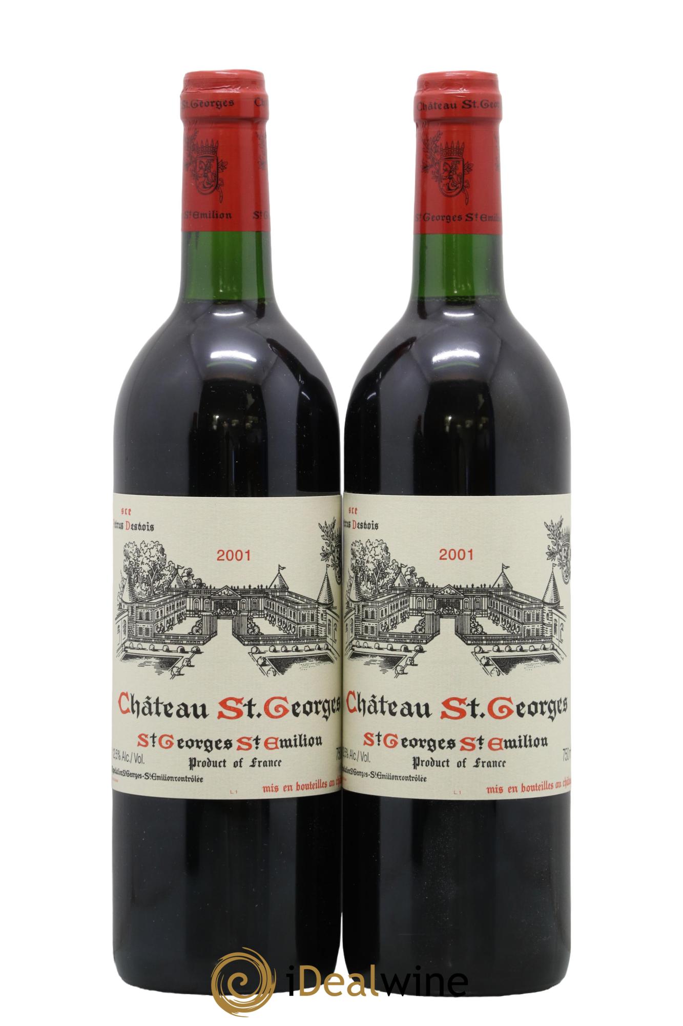 Château Saint-Georges 2001 - Posten von 2 Flaschen - 0
