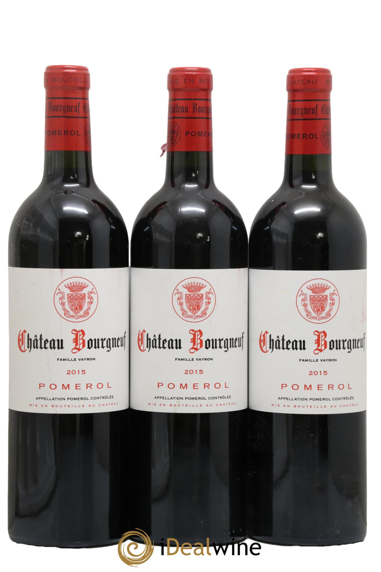 Château Bourgneuf 2015 - Lot of 3 bottles - 0