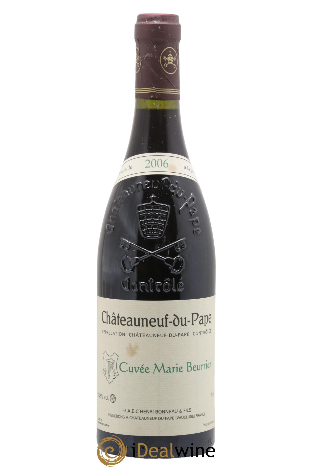 Châteauneuf-du-Pape Marie Beurrier Henri Bonneau & Fils 2006 - Lot of 1 bottle - 0