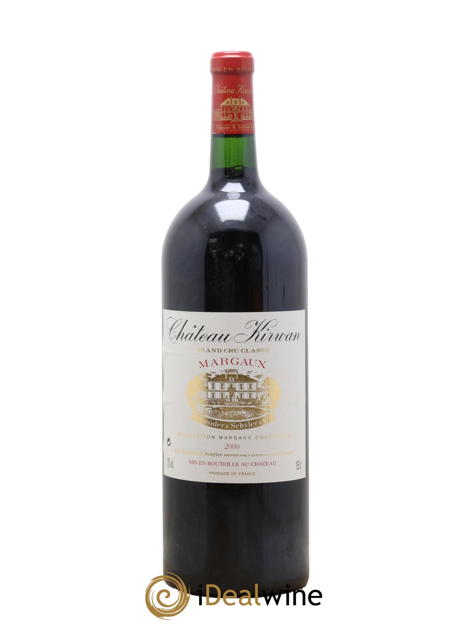 Château Kirwan 3ème Grand Cru Classé 2000 - Lot de 1 magnum - 0