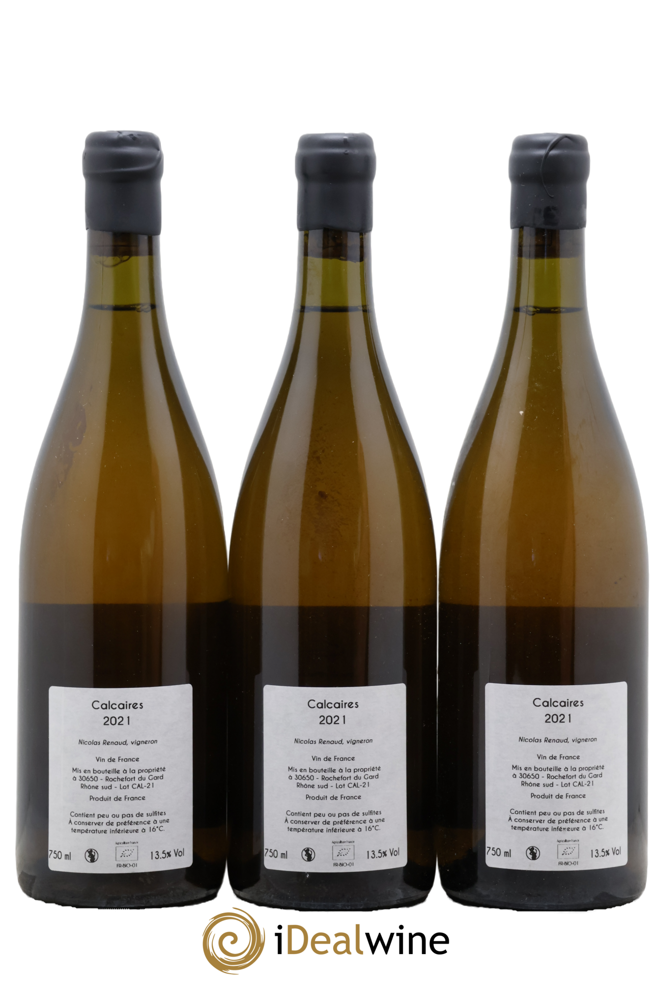 Vin de France Calcaires Clos des Grillons Calcaires 2021 - Lot de 3 bouteilles - 1