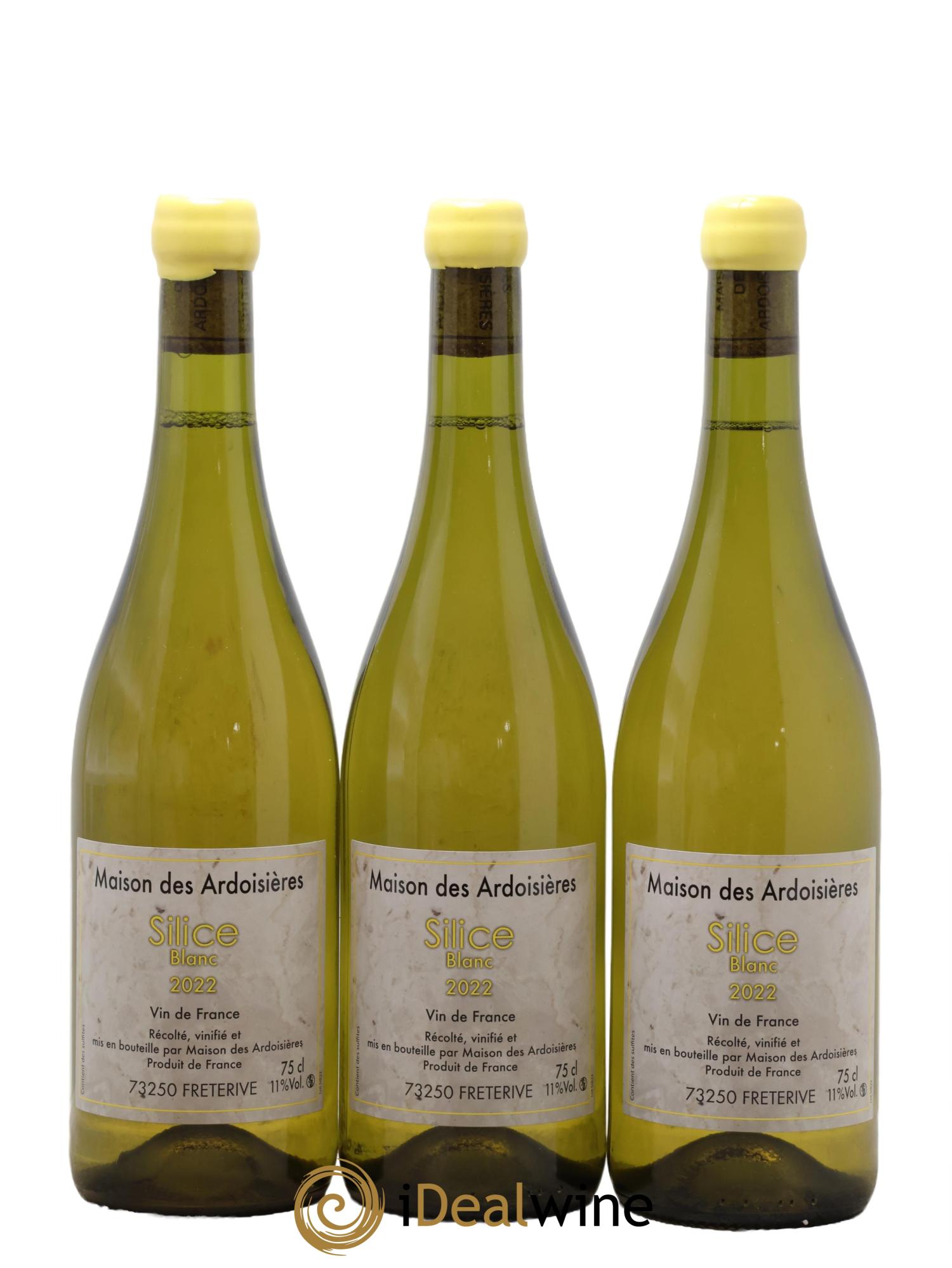 Vin de France Silice Ardoisières (Domaine des) 2022 - Lot of 3 bottles - 0