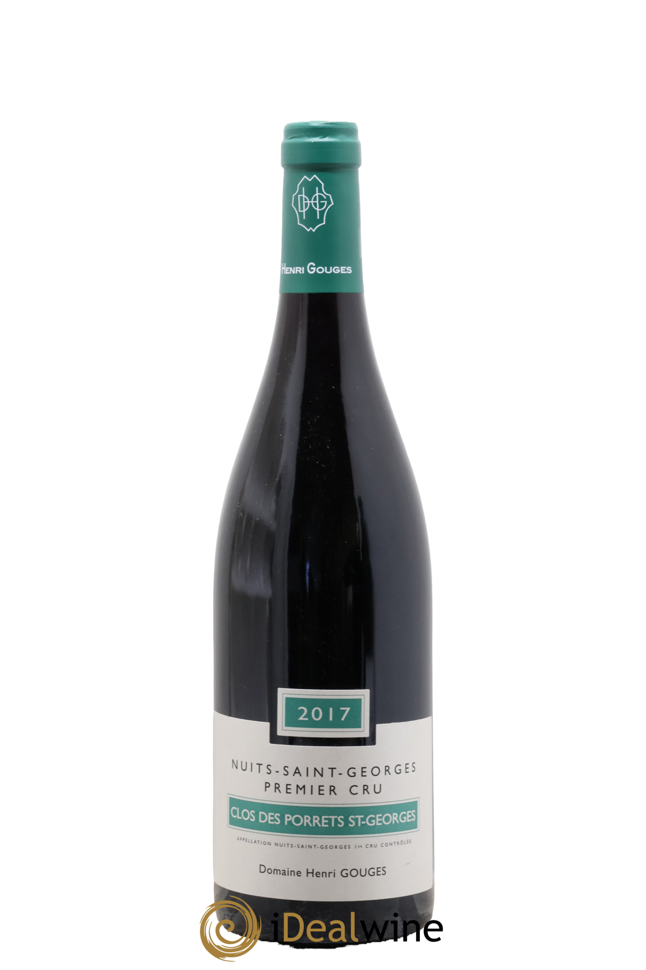 Nuits-Saint-Georges 1er Cru Clos des Porrets St Georges Henri Gouges 2017 - Lot de 1 bouteille - 0